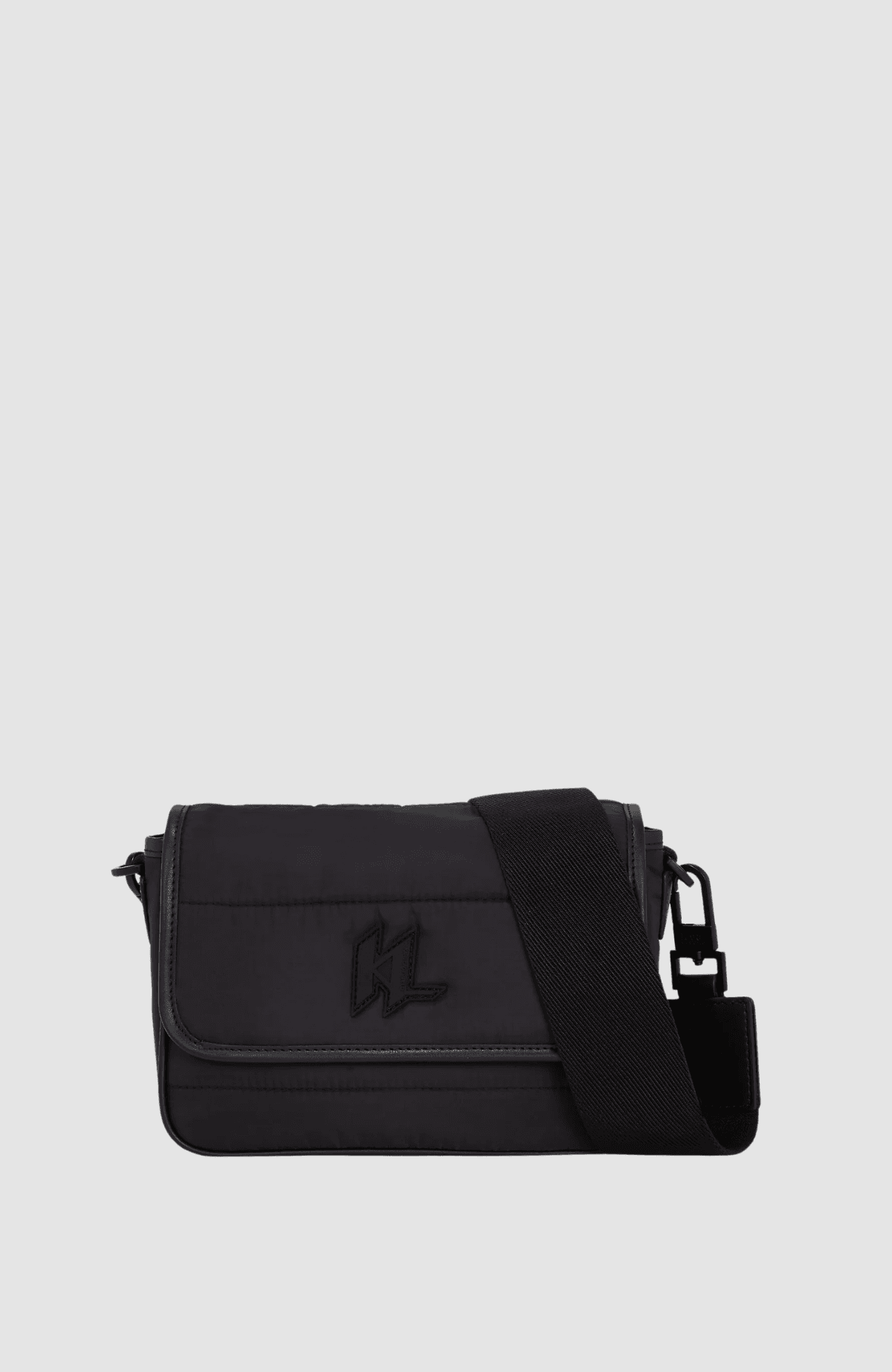 K/Monogram Padded Sm Messenger