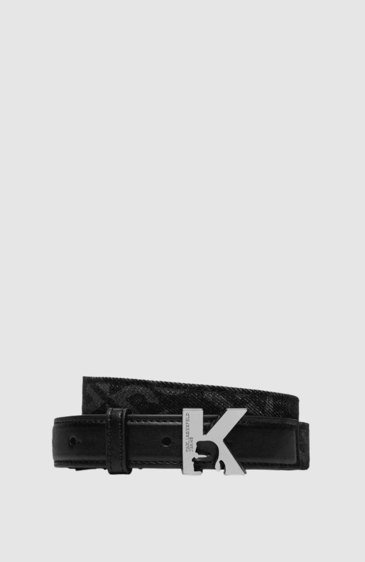 K Logo Aop Denim Belt