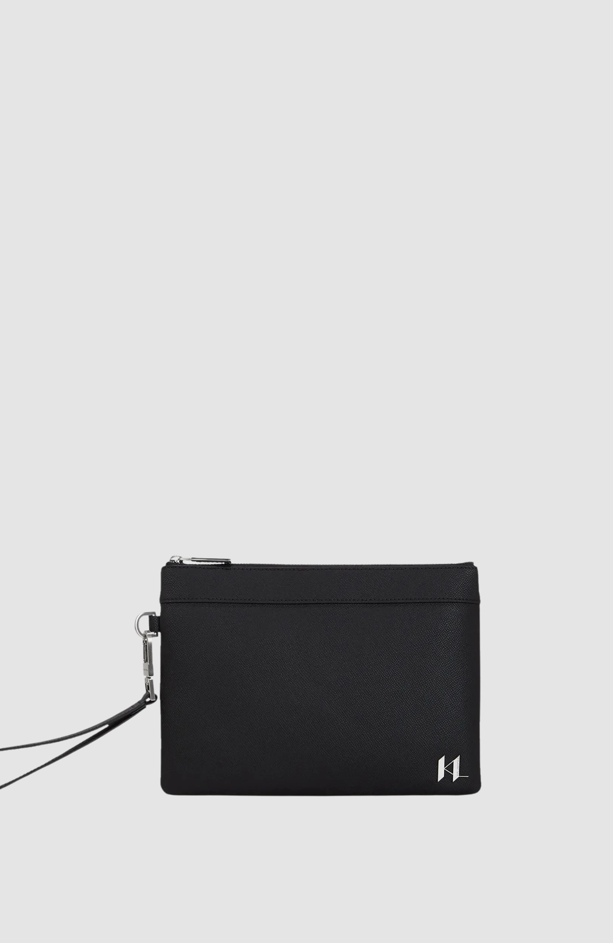 K/Monogram Leather Pouch