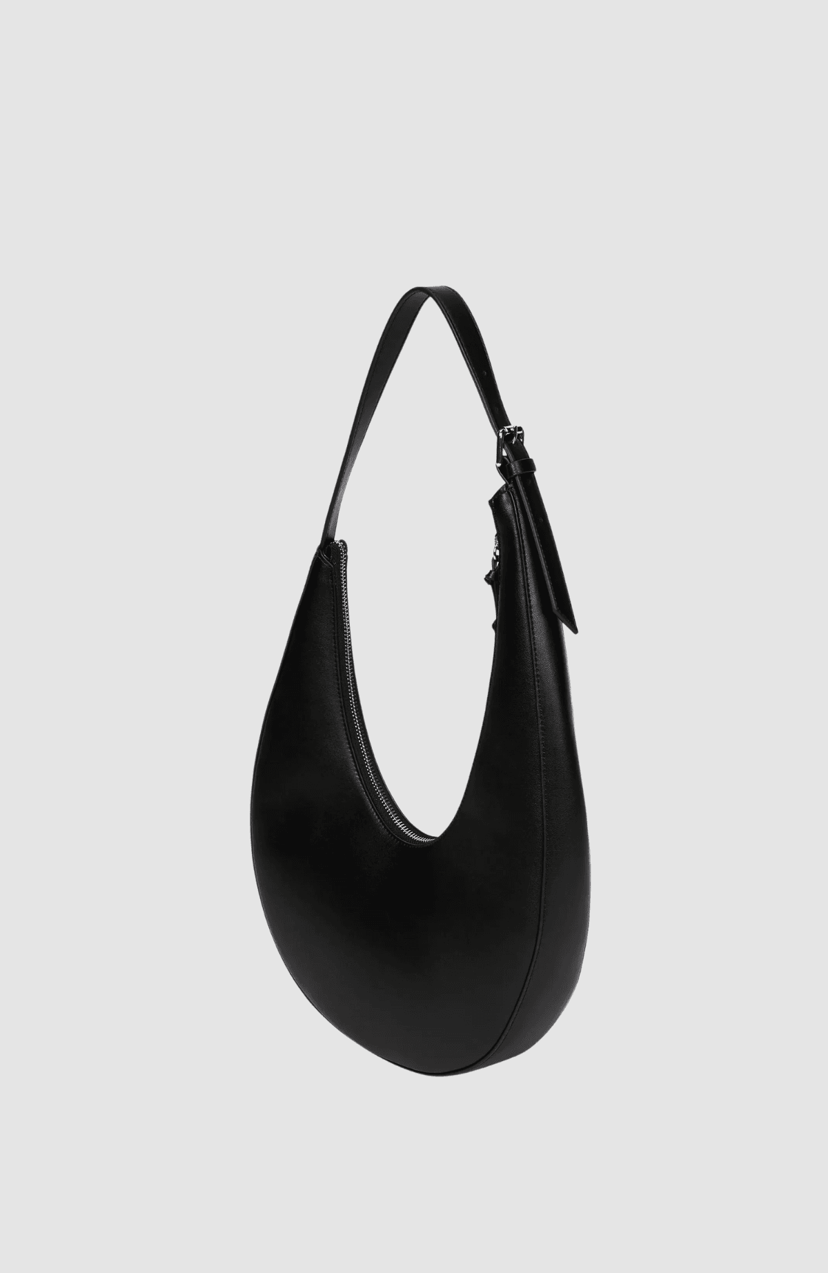 Klj Rounded Leather Hobo