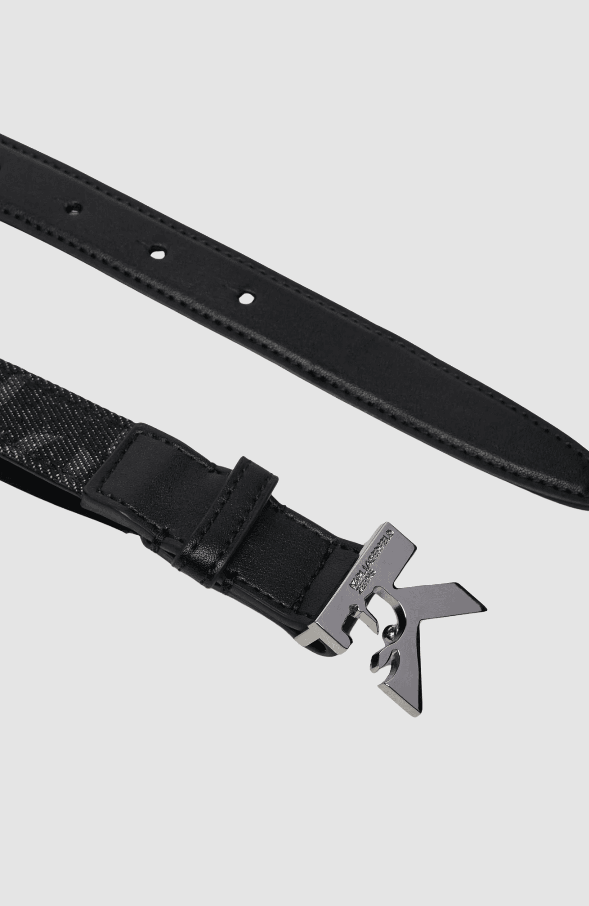 K Logo Aop Denim Belt