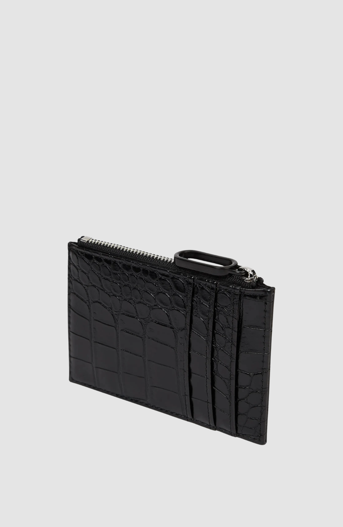 KLJ Logo Chain Cardholder Croc