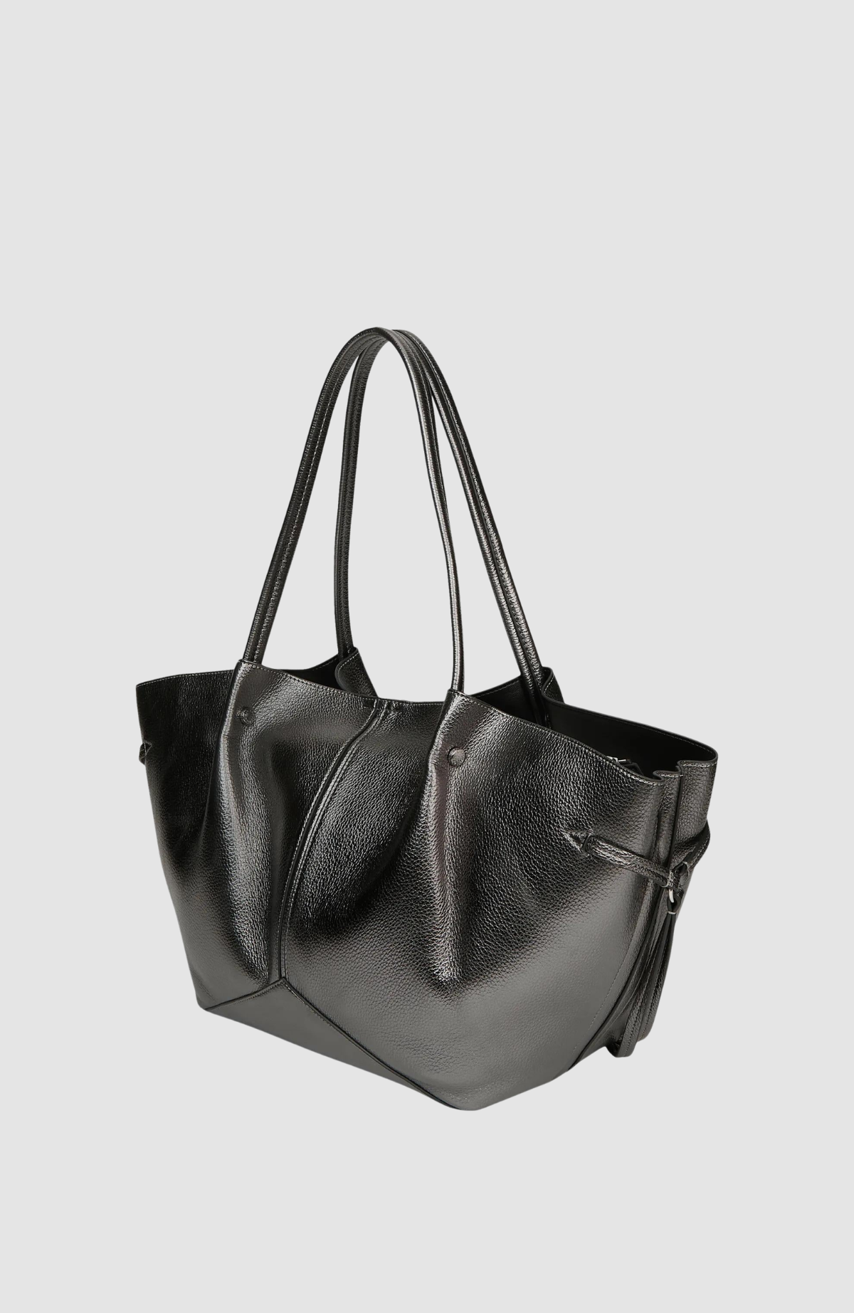 K/Pierced Md Tote Metallic