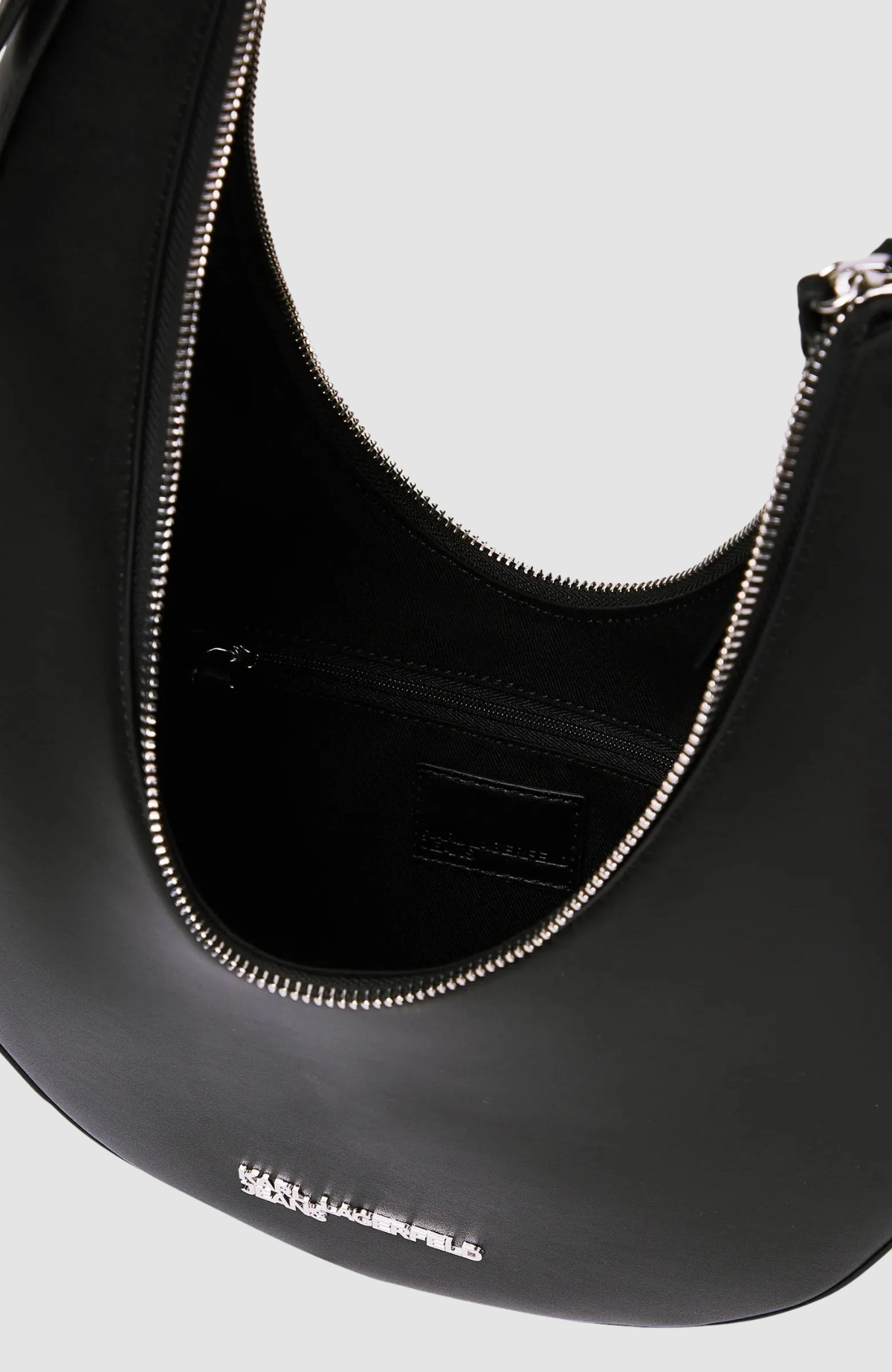 Klj Rounded Leather Hobo