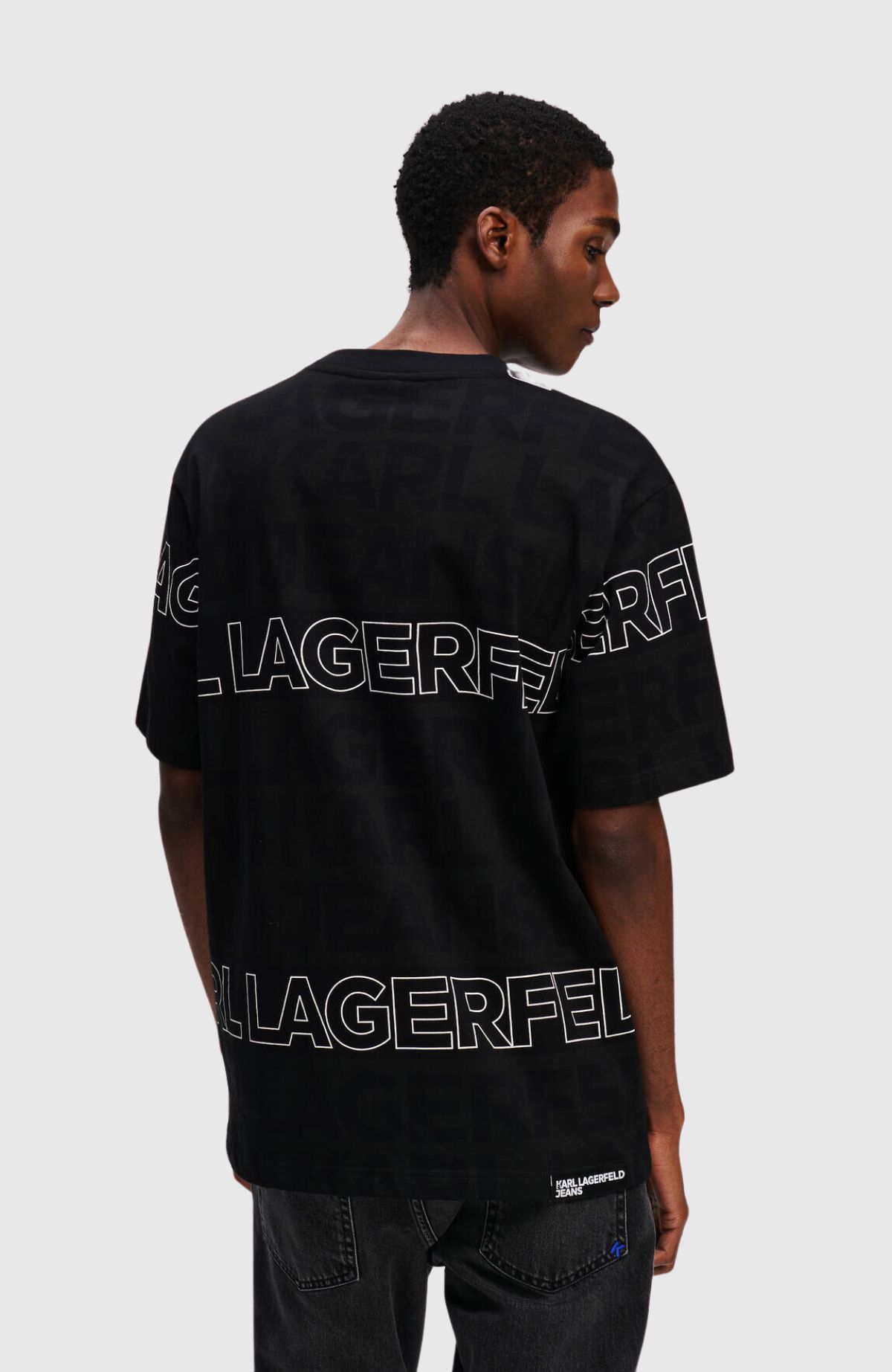 KLJ Regular Aop Text Tee