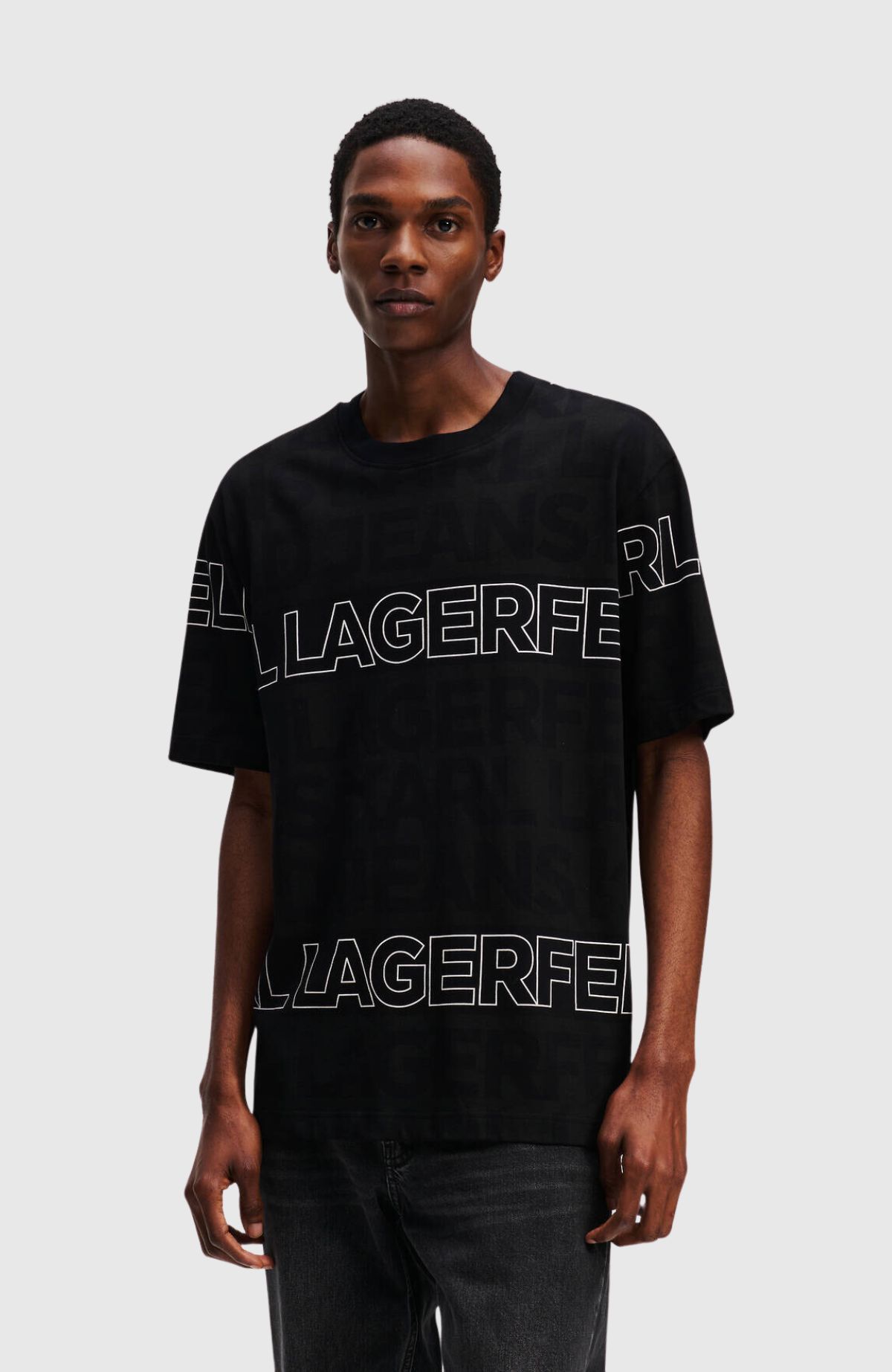 KLJ Regular Aop Text Tee