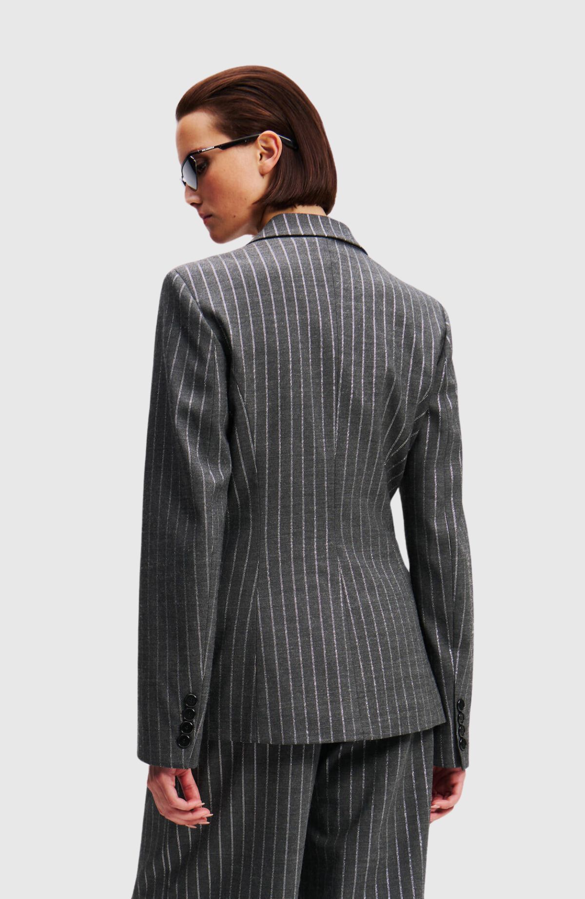 Pinstripe Blazer