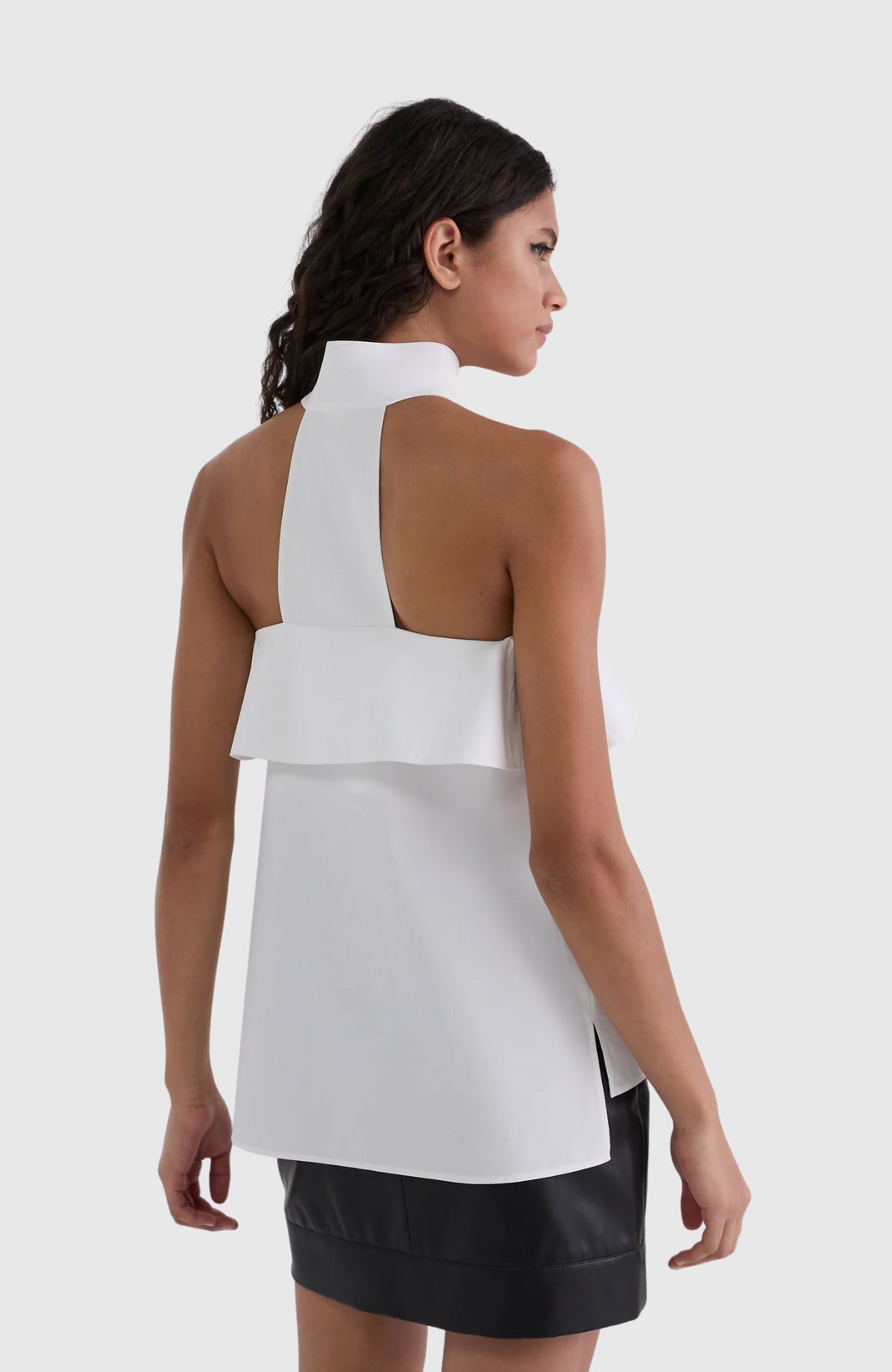 Strapless Poplin Blouse