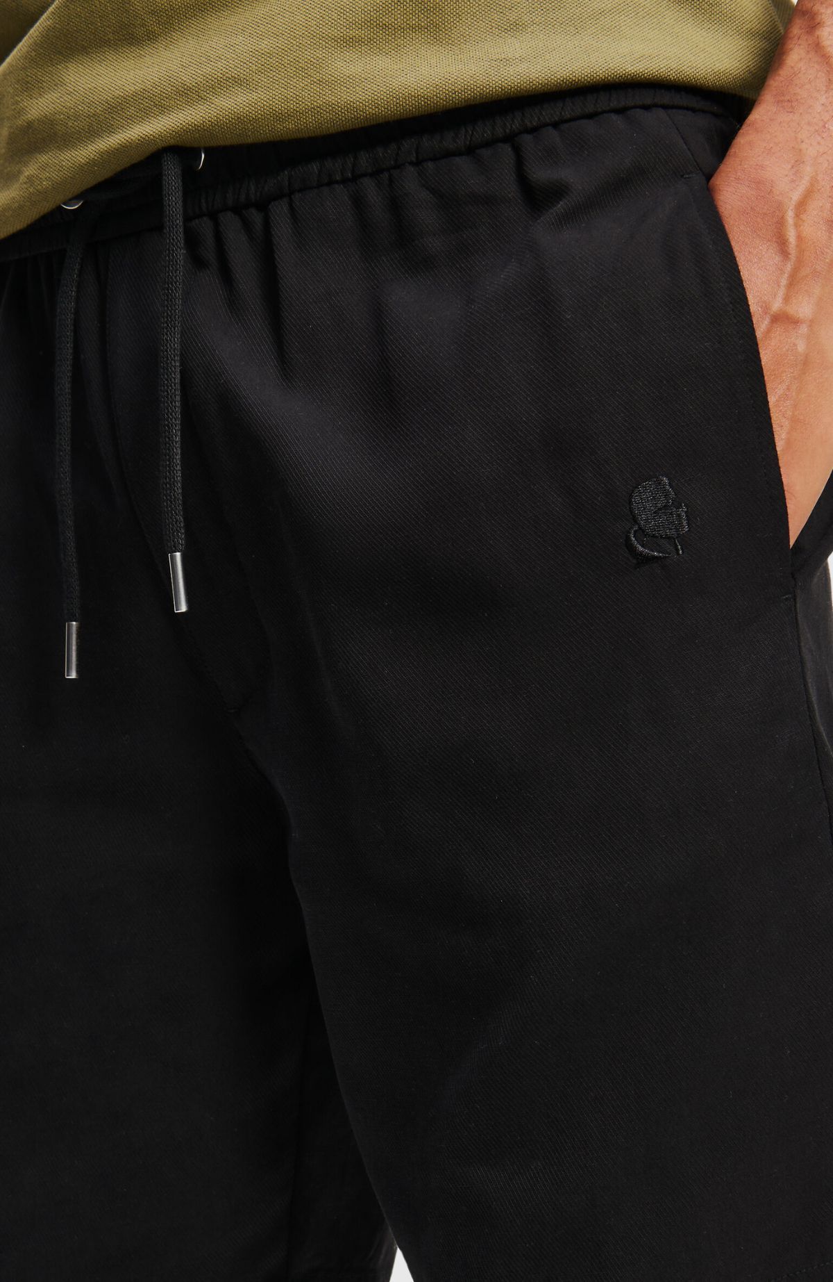 Kameo Logo Tencel Blend Shorts