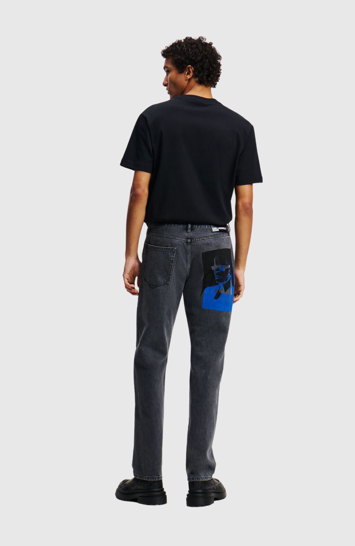 Klj Straight Printed Denim
