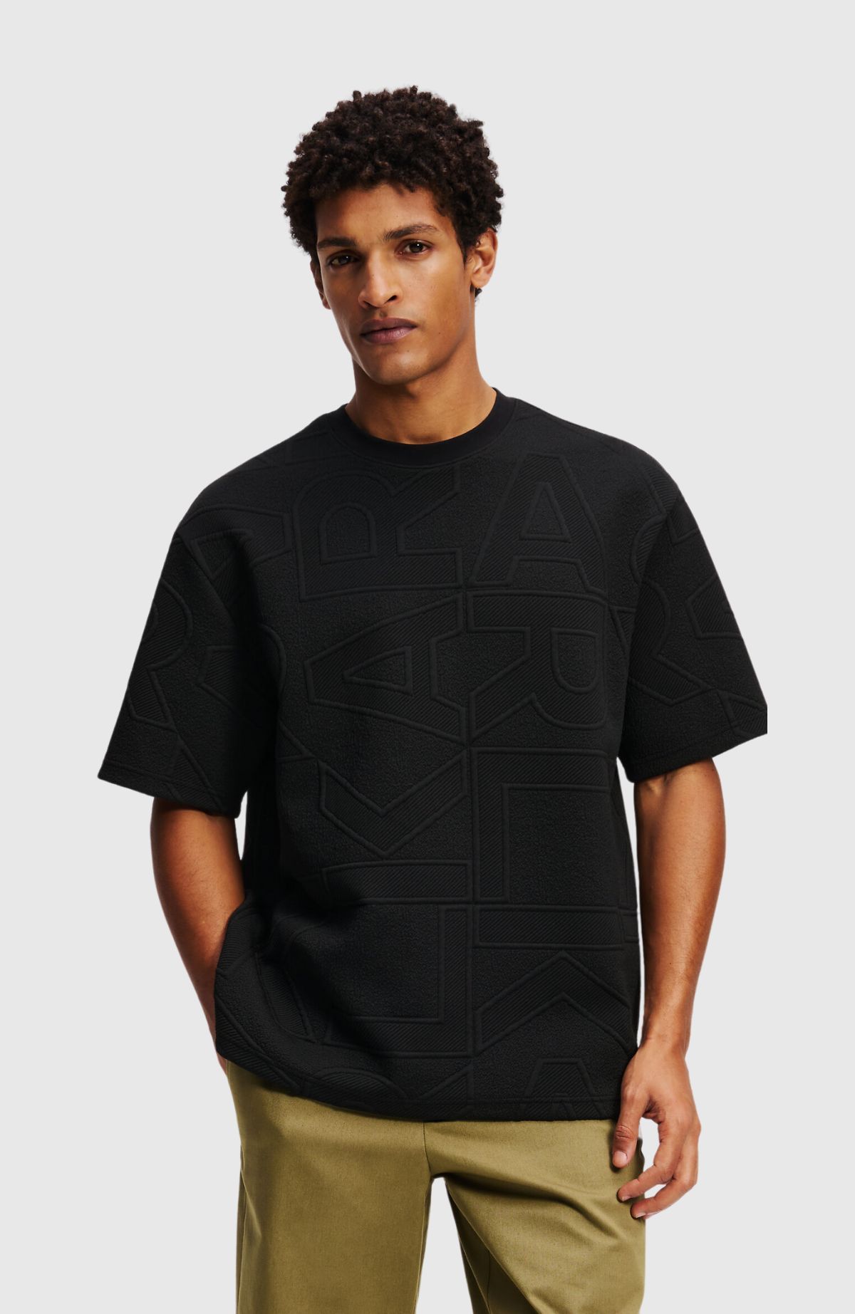 Square Letters Stitch T-Shirt