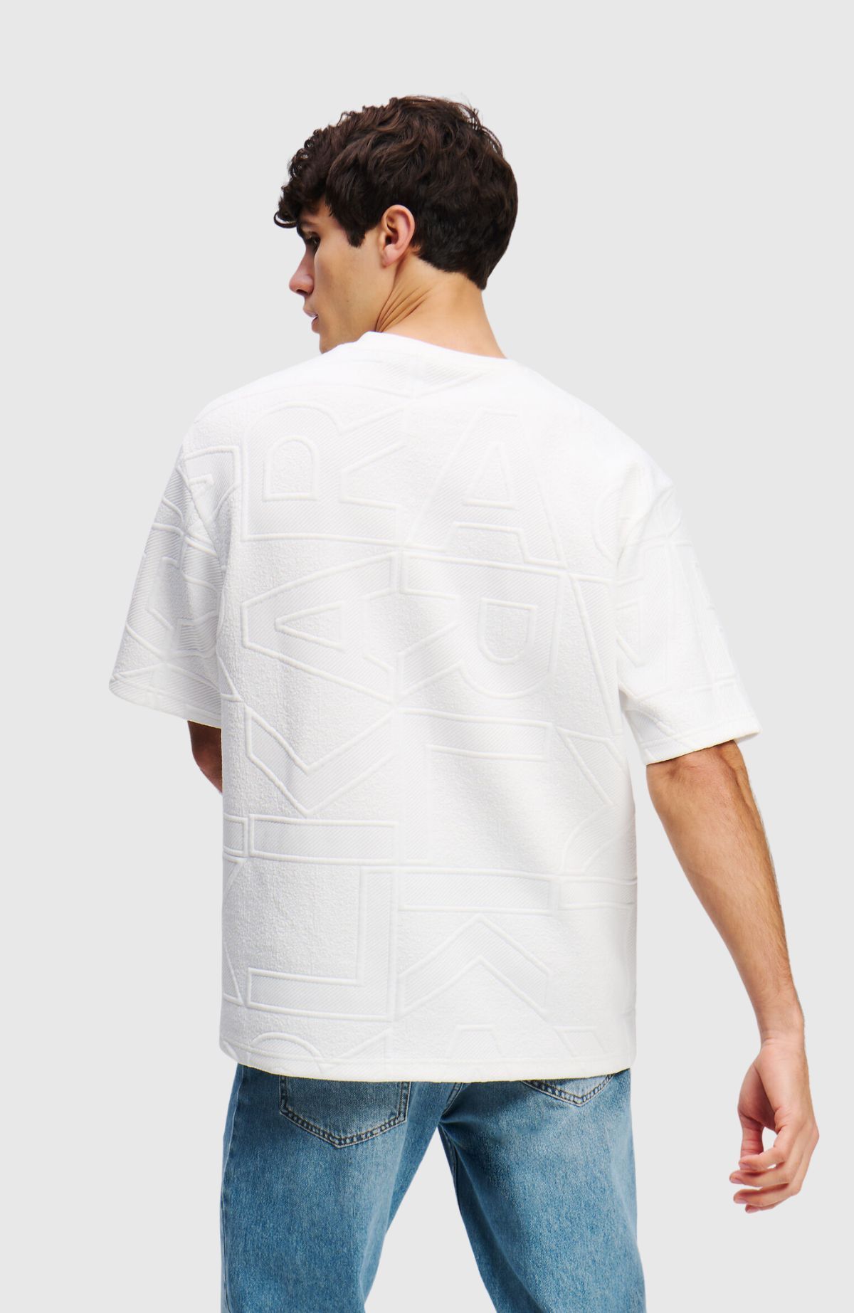 Square Letters Stitch T-Shirt