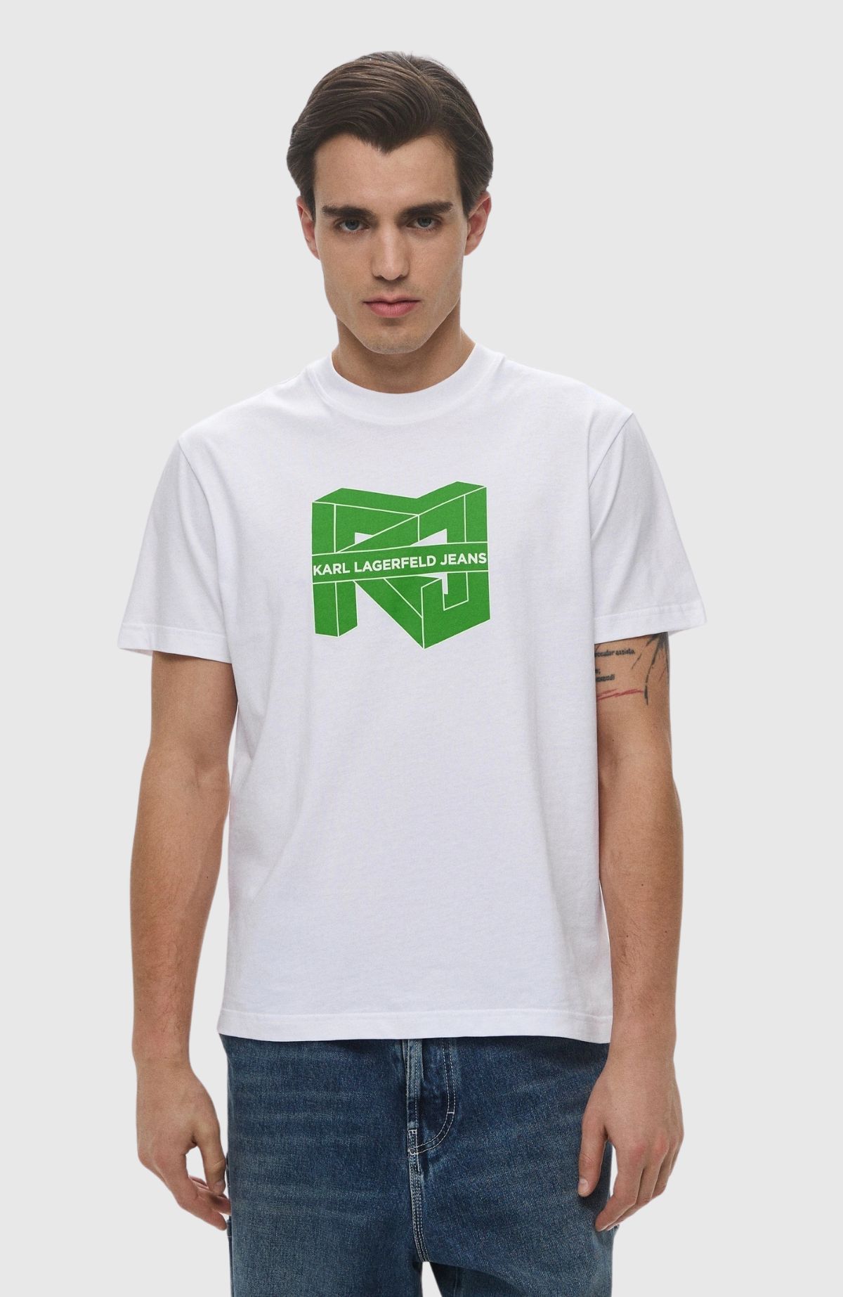 Klj Reg Ss Cube Logo Tee
