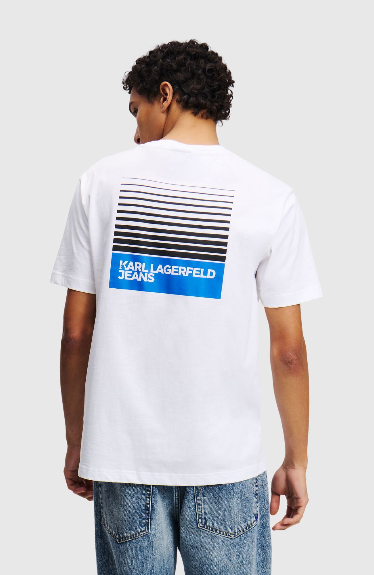 Klj Reg Box Fade Logo Tee