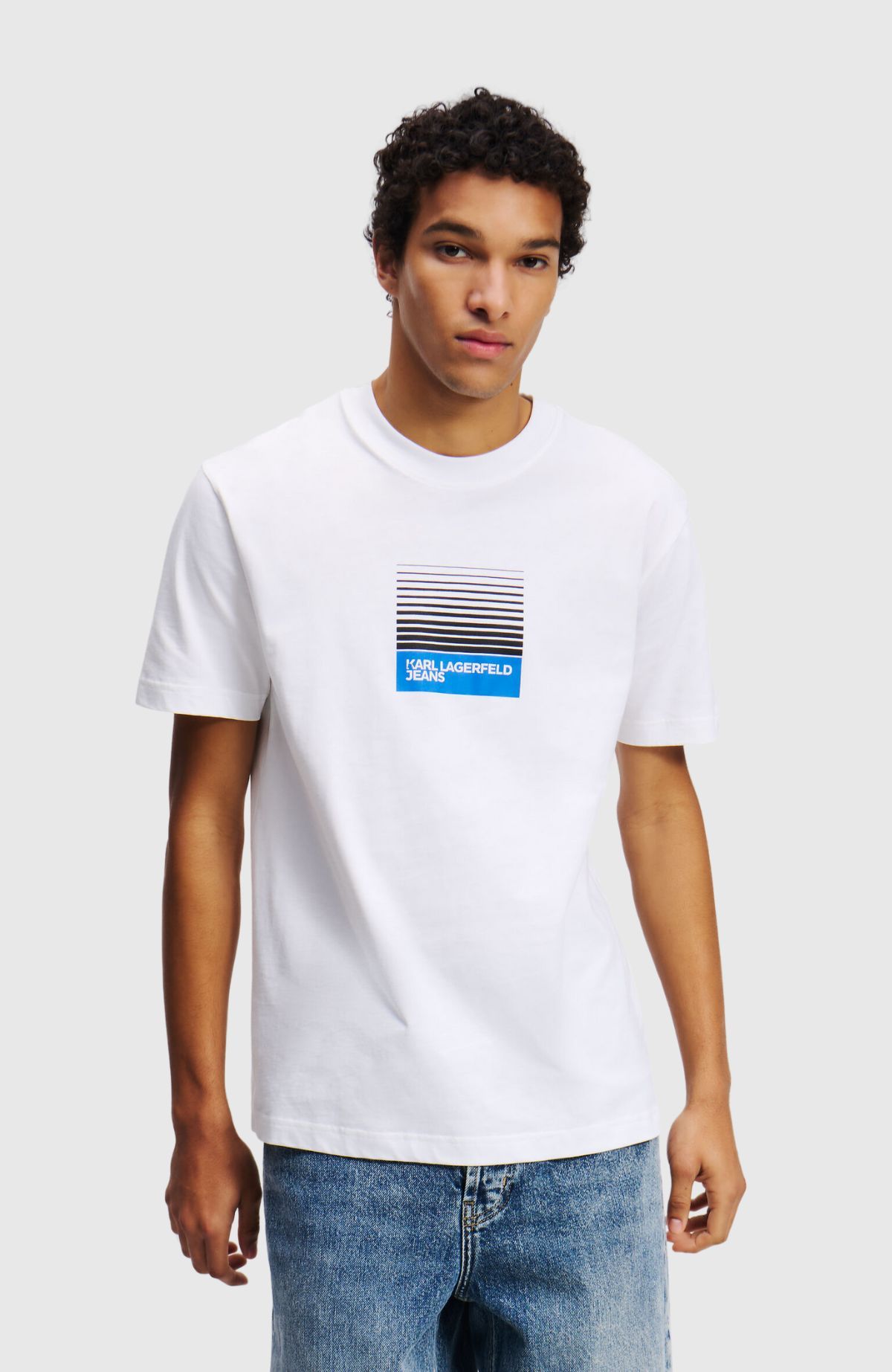Klj Reg Box Fade Logo Tee