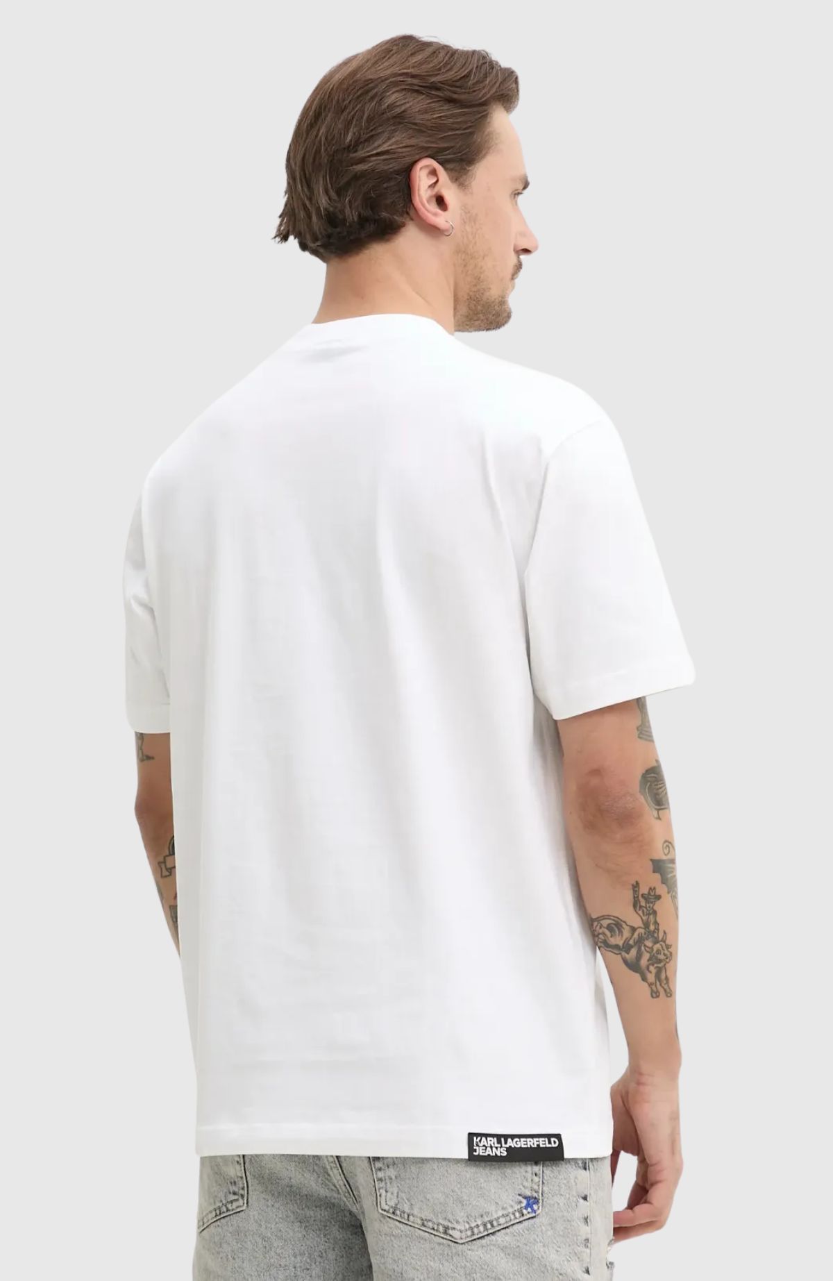 Klj Ss Relaxed Monogram Tee