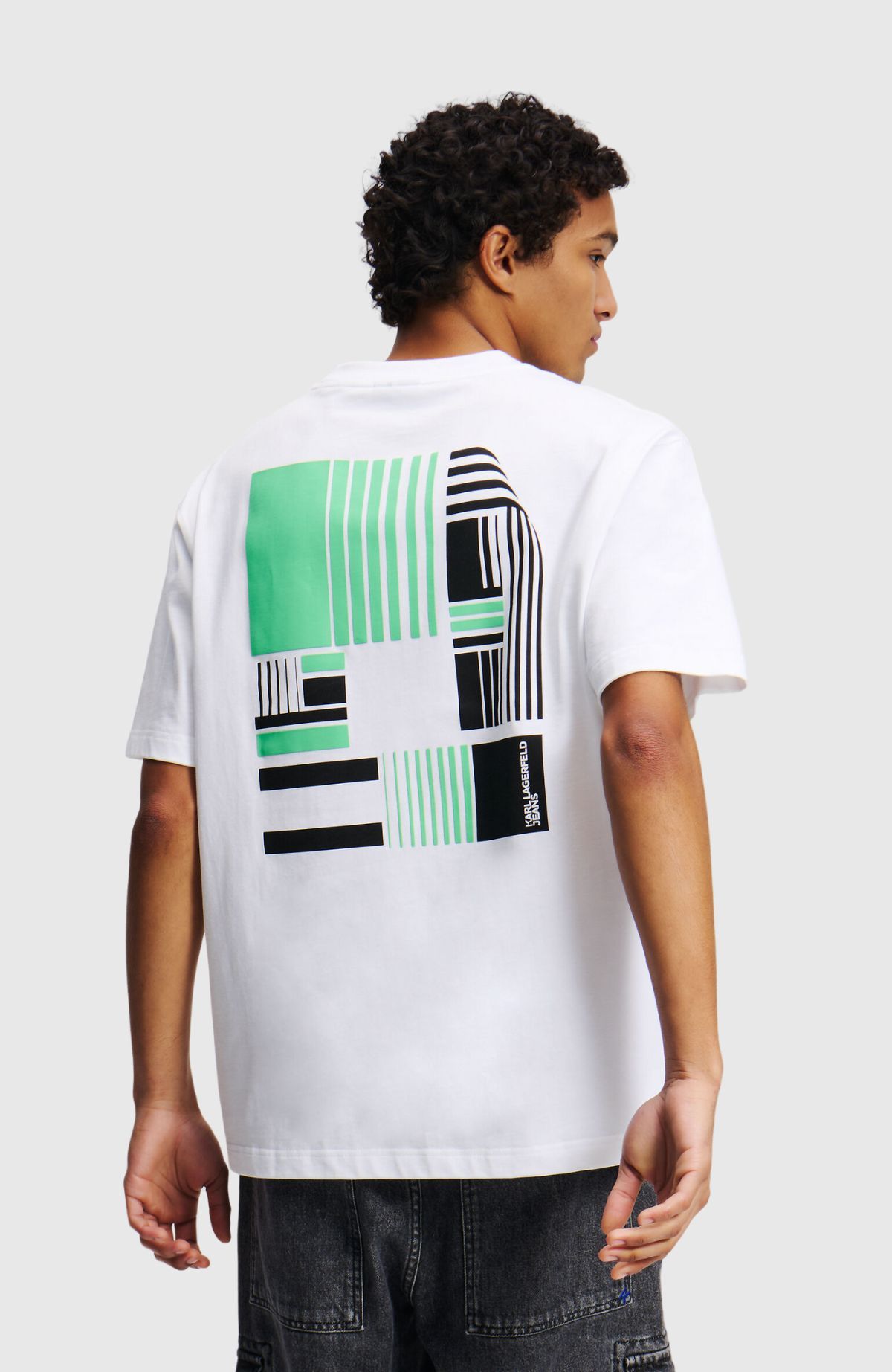 Klj Relaxed Back Stripe Tee