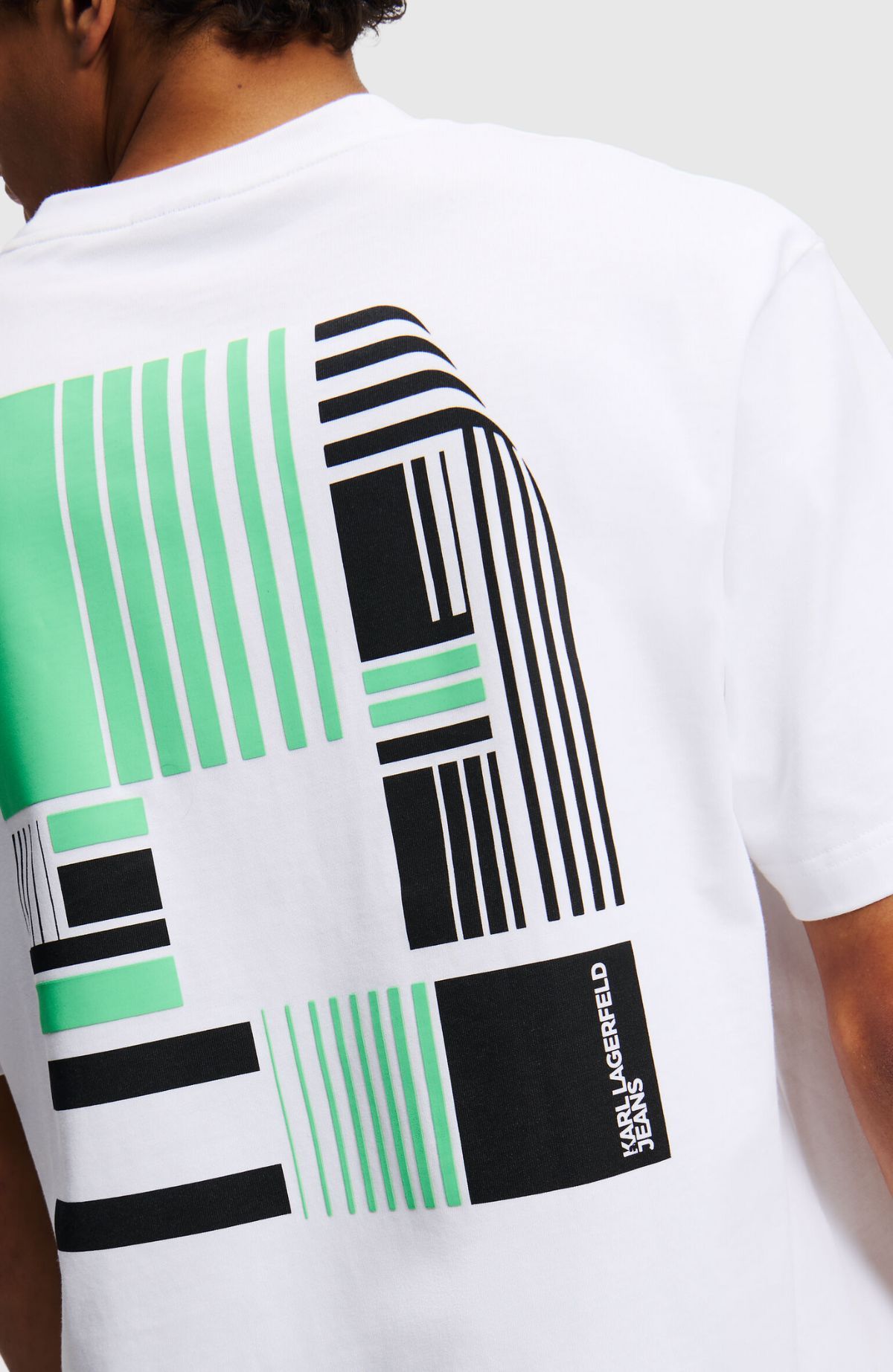 Klj Relaxed Back Stripe Tee