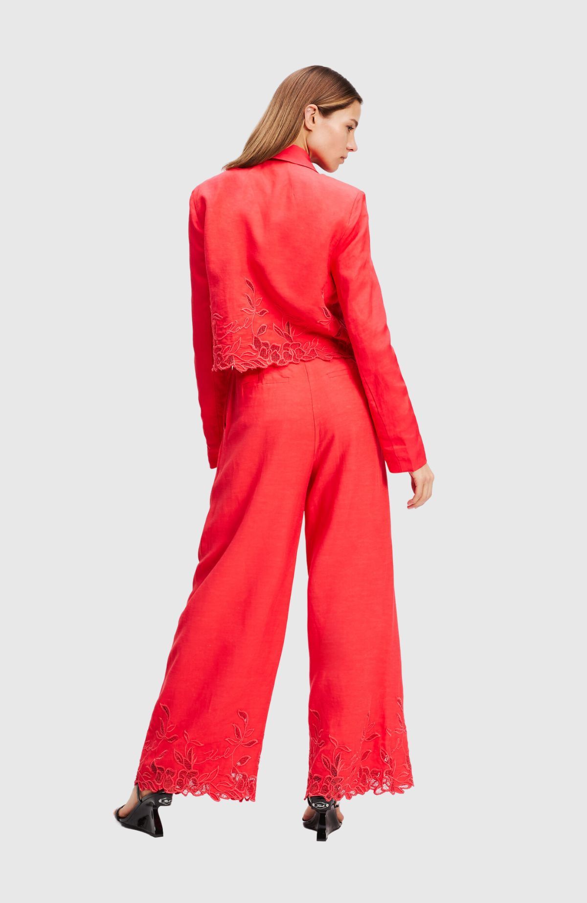 Embroidery Cut Out Culotte