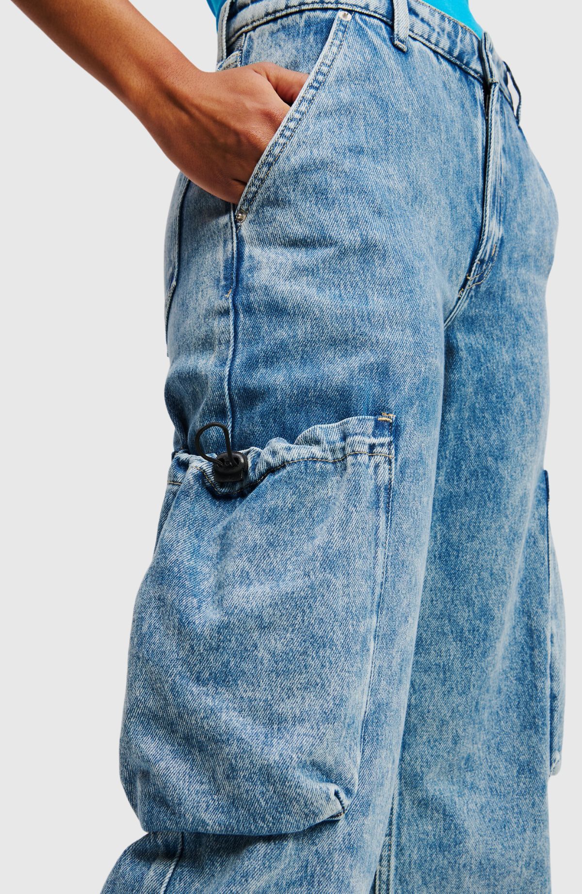 Klj Mr Relaxed Cargo Denim
