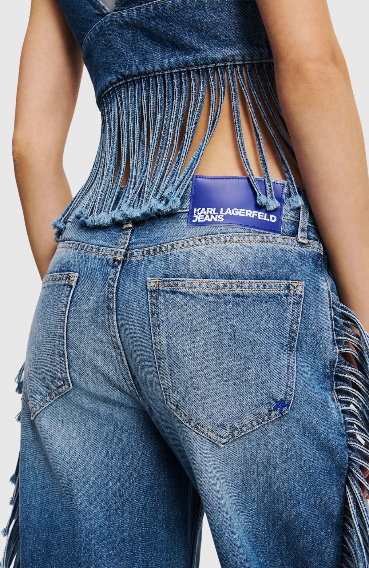 Klj Mr Relaxed Fringe Denim
