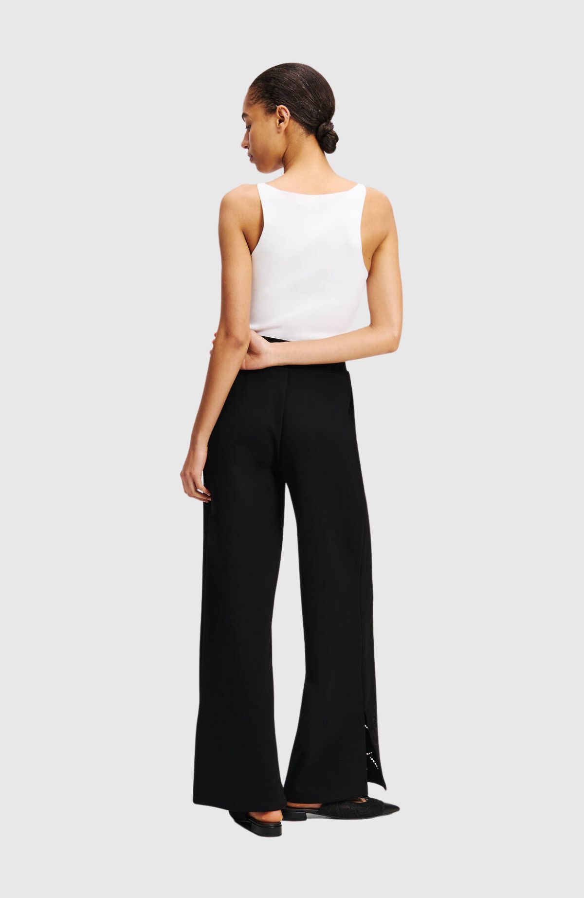 Orchid Embroidery Sweatpants
