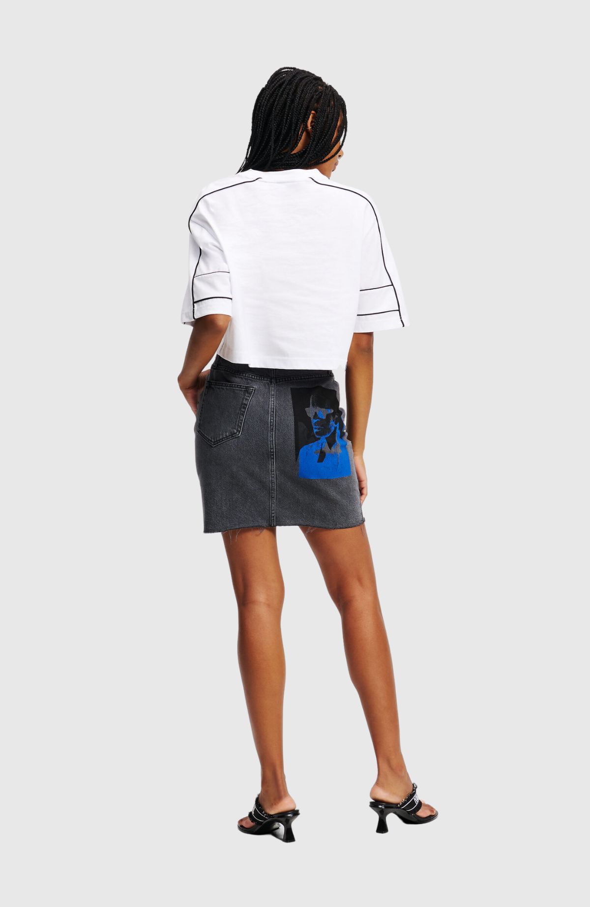Klj Karl Denim Skirt