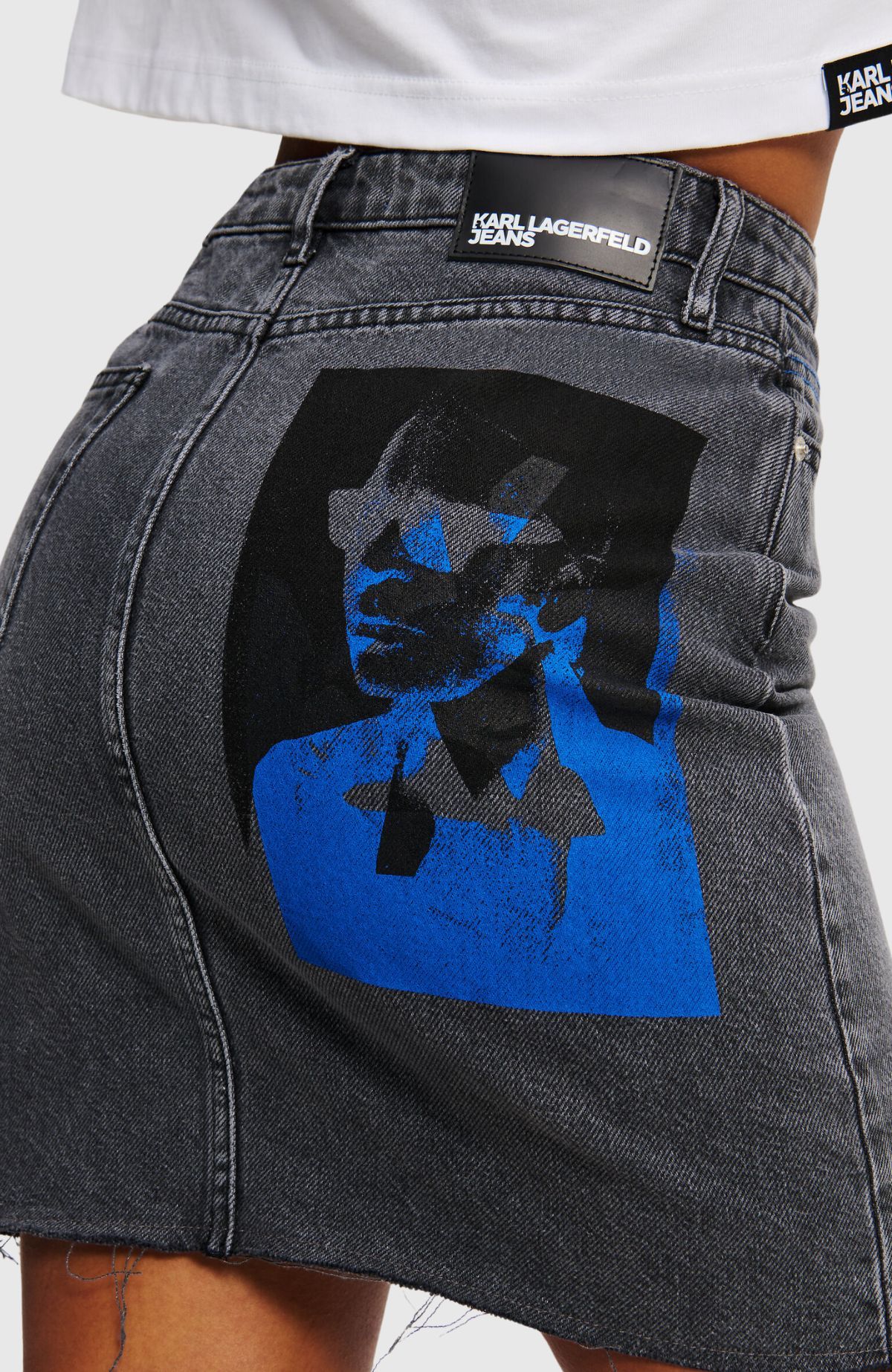 Klj Karl Denim Skirt