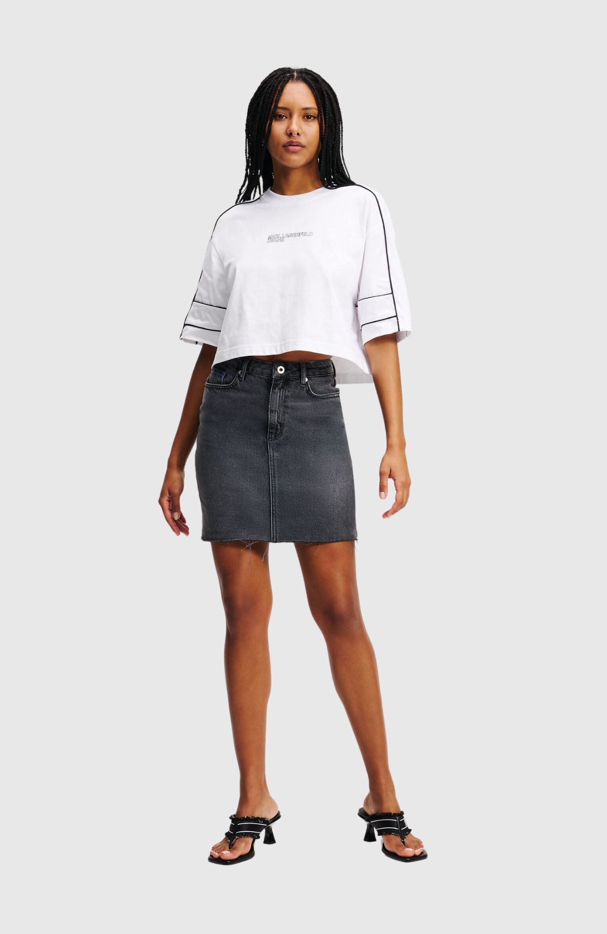 Klj Karl Denim Skirt