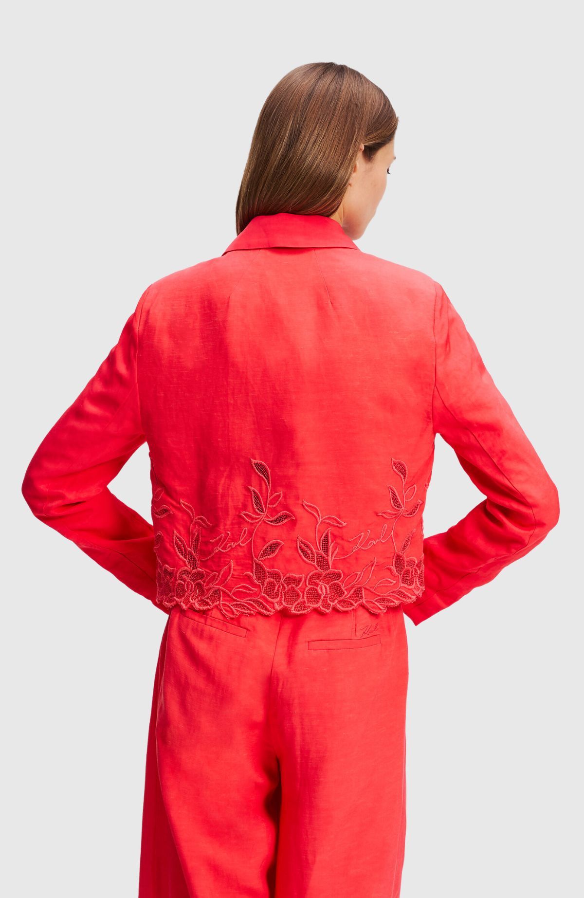 Embroidery Cut Out Jacket
