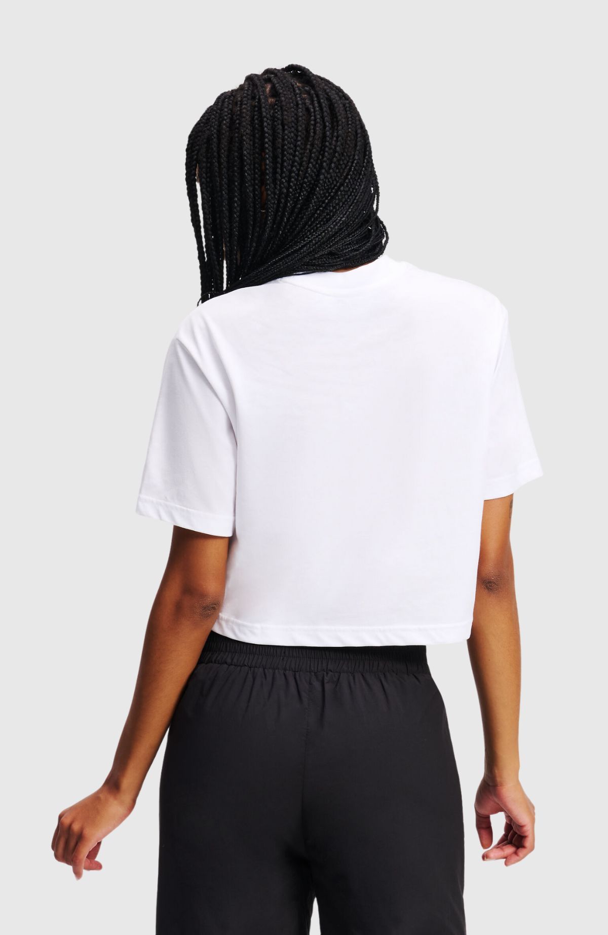 Klj Reg Cropped Monogram Tee