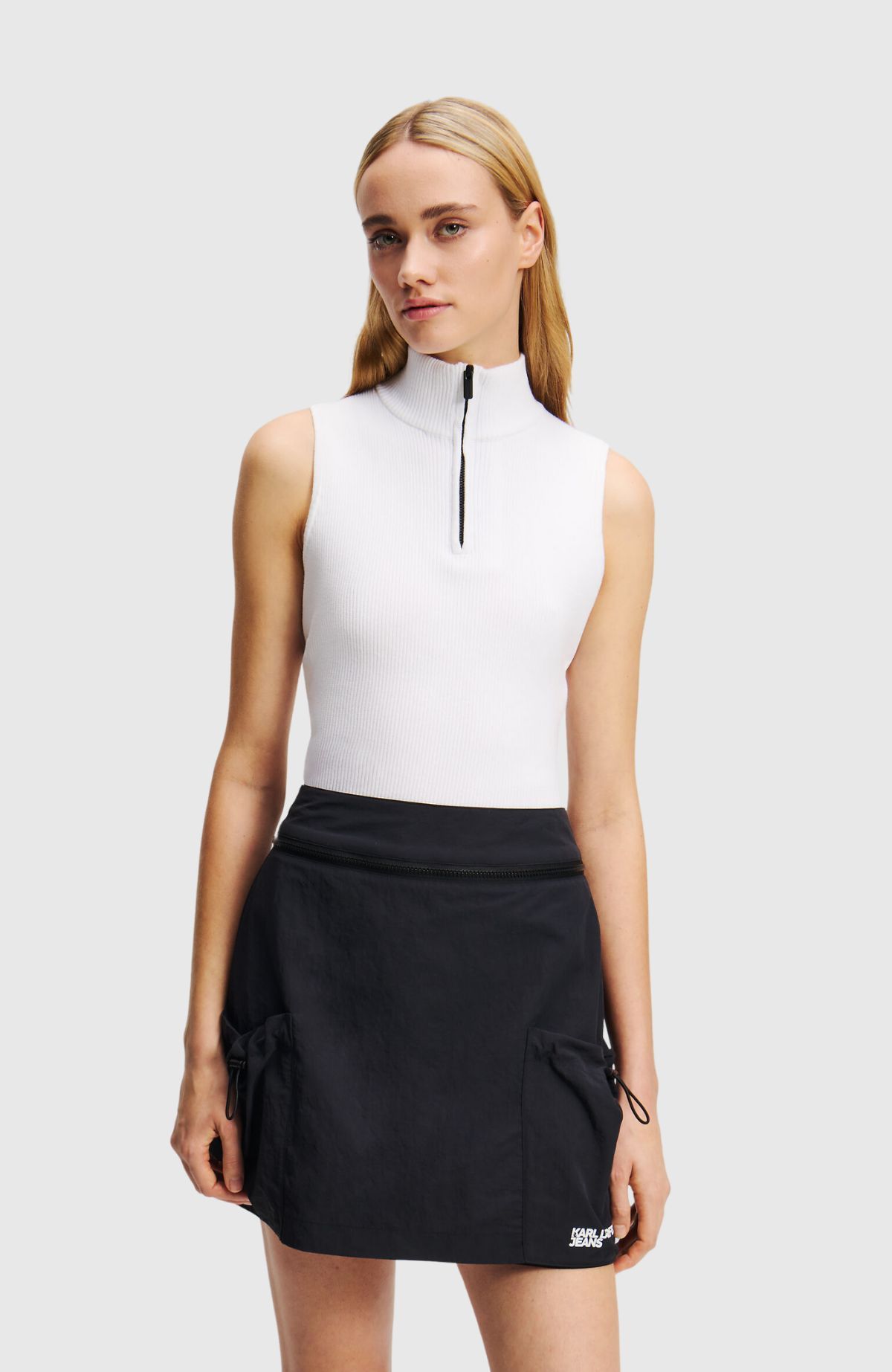 Klj Knit Ss Half Zip