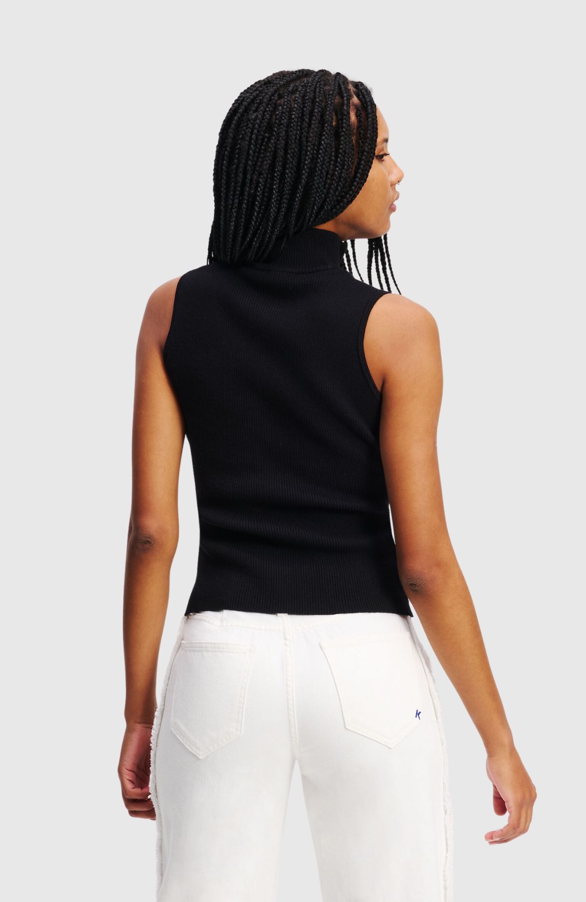 Klj Knit Ss Half Zip