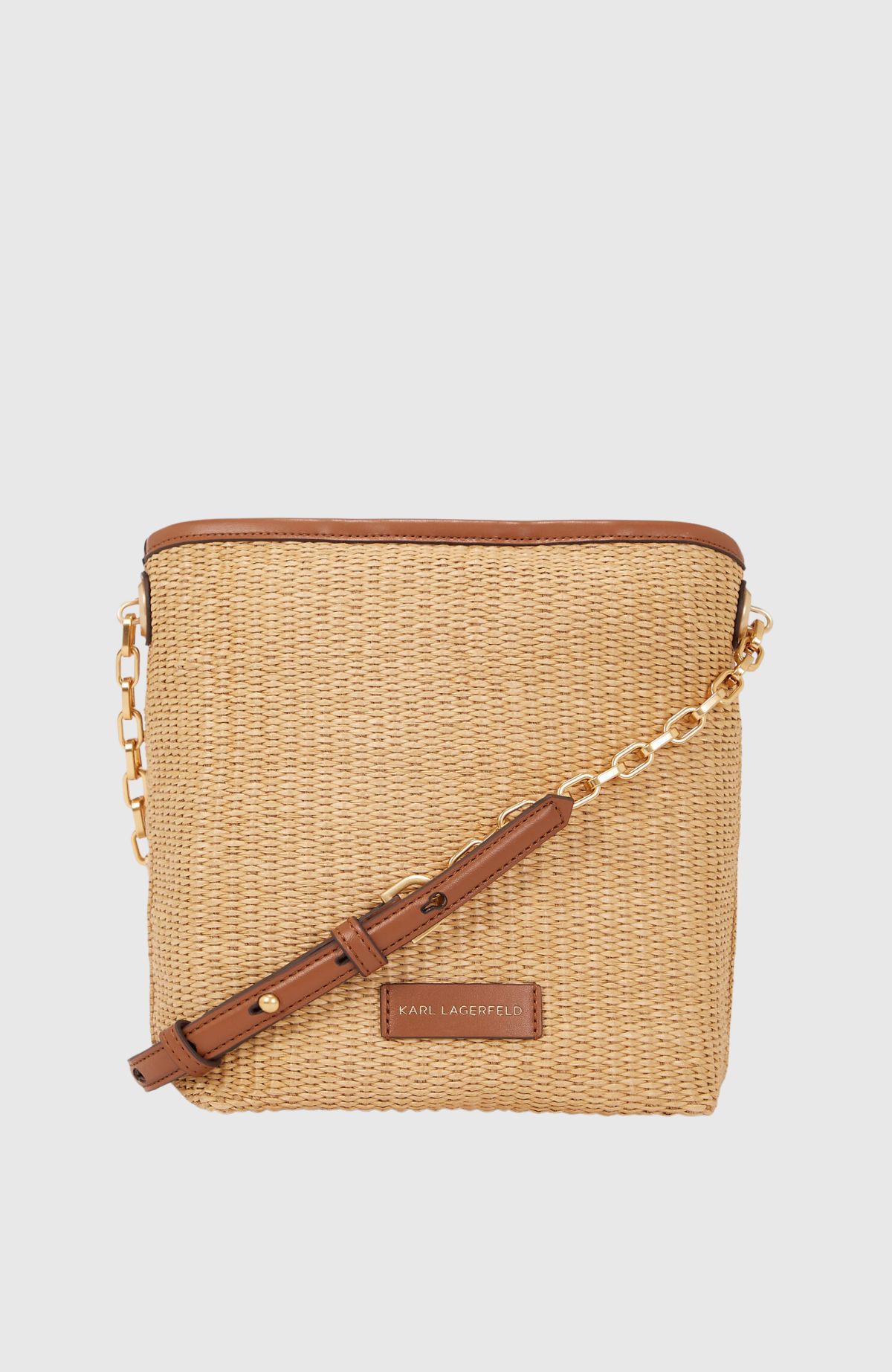 K/Autograph Sm Bucket Raffia