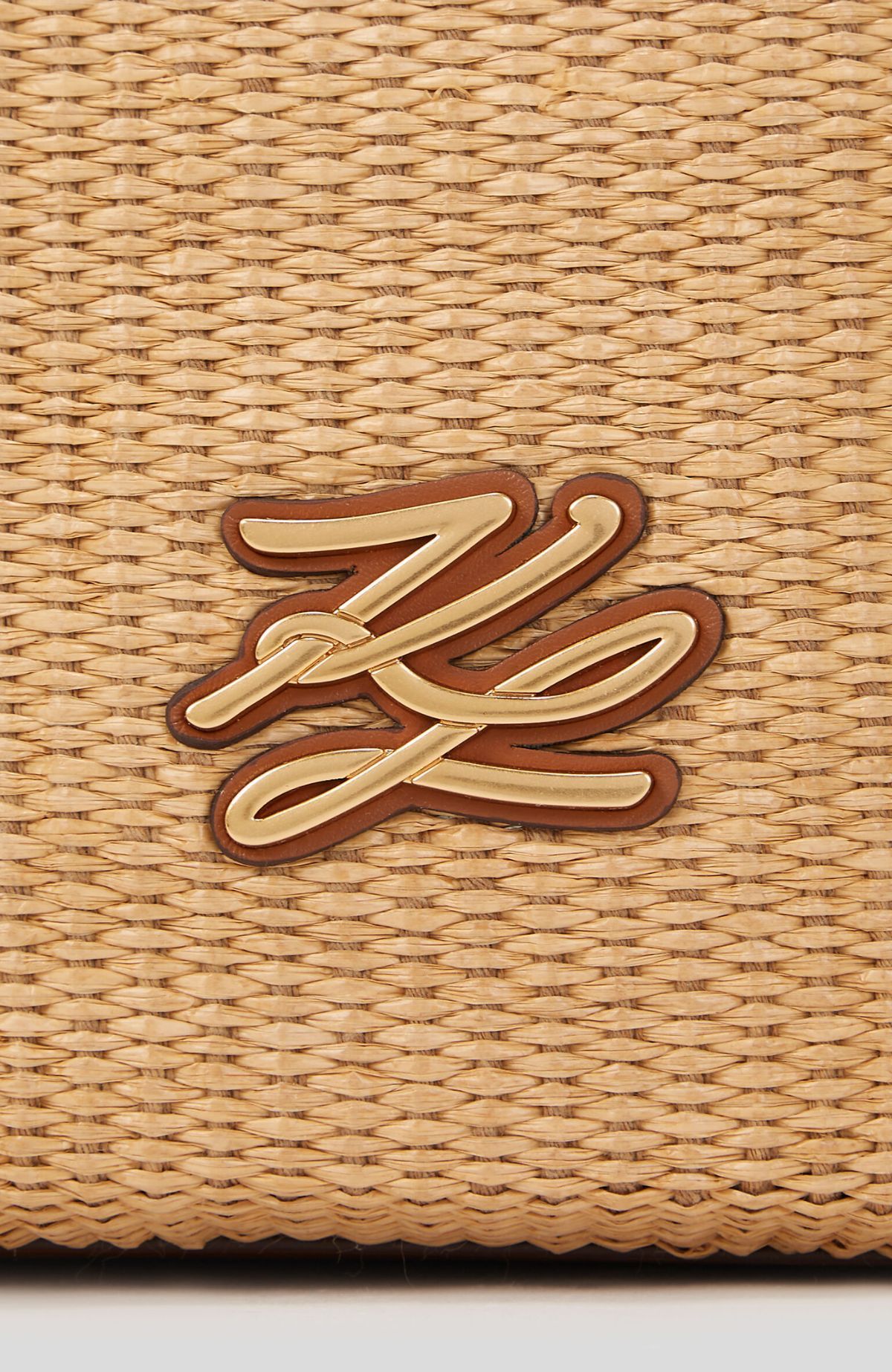K/Autograph Sm Bucket Raffia