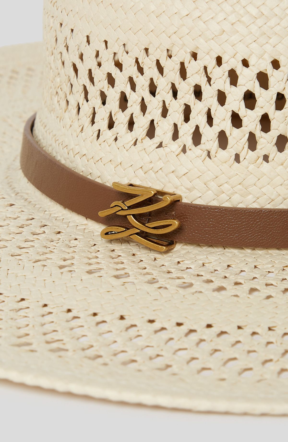 K/Autograph Belt Straw Hat