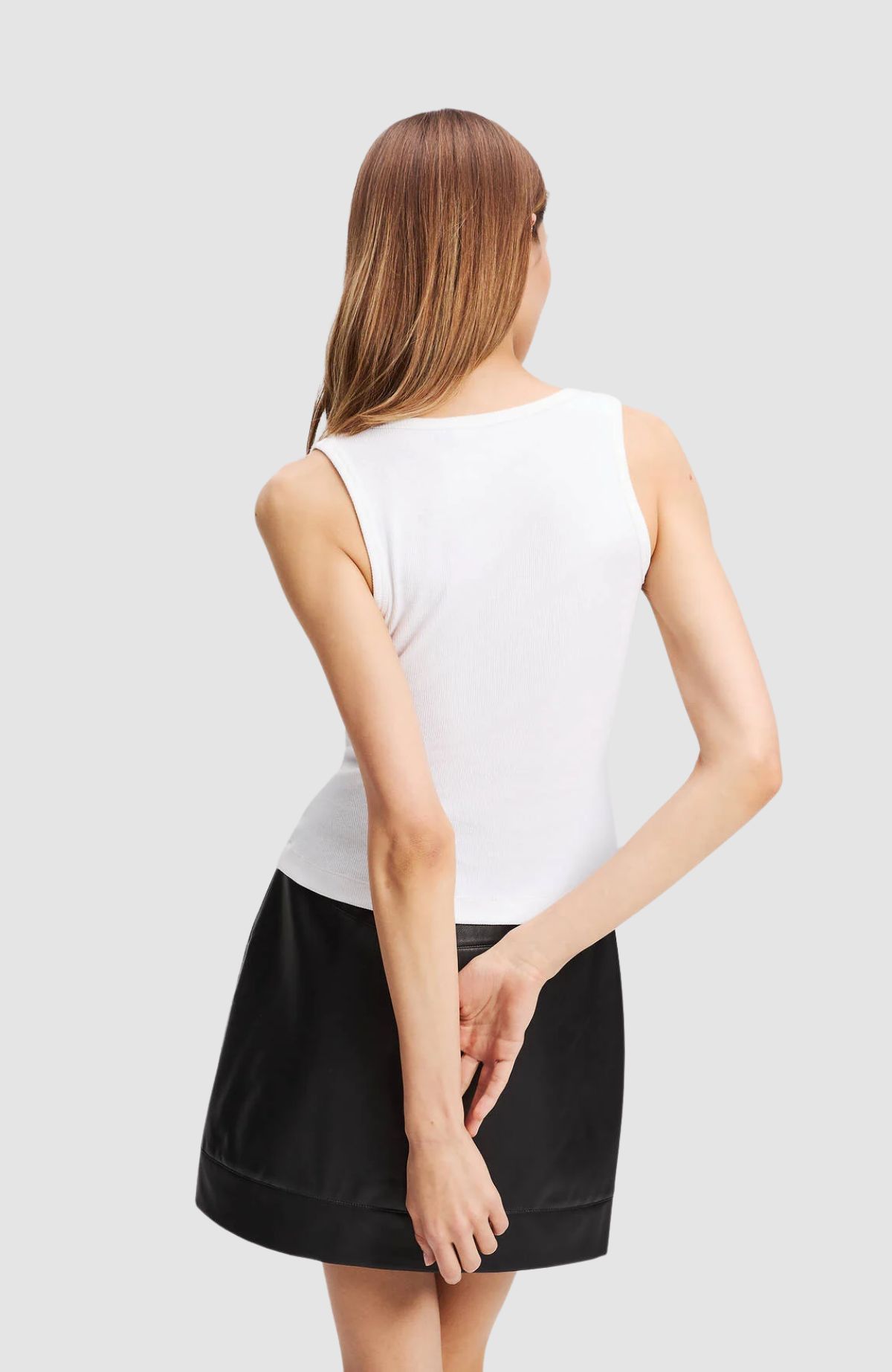 Ribbed V-Neck Tank Top