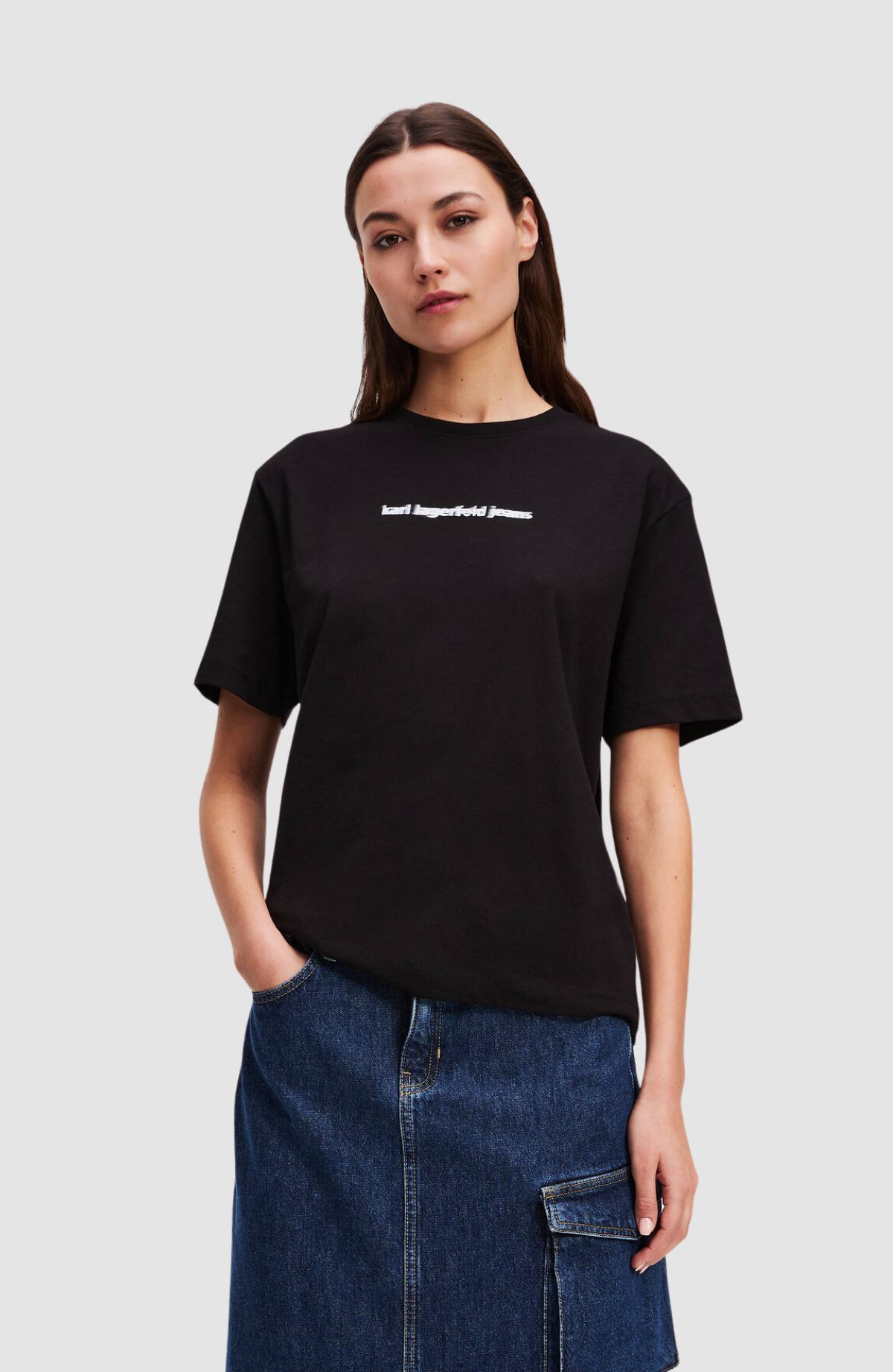 Klj Reg Blur Logo Tee