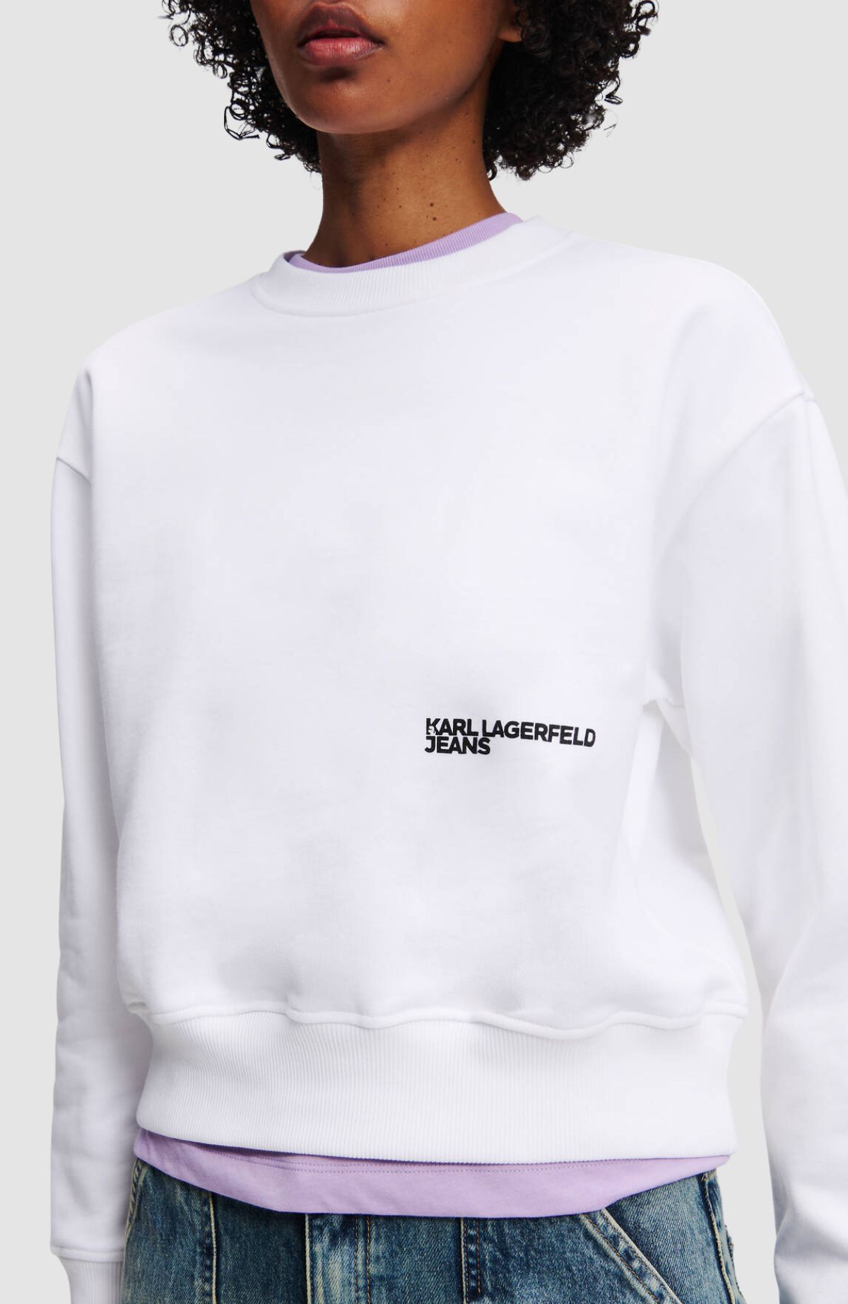 Klj Reg Box Floral Sweat