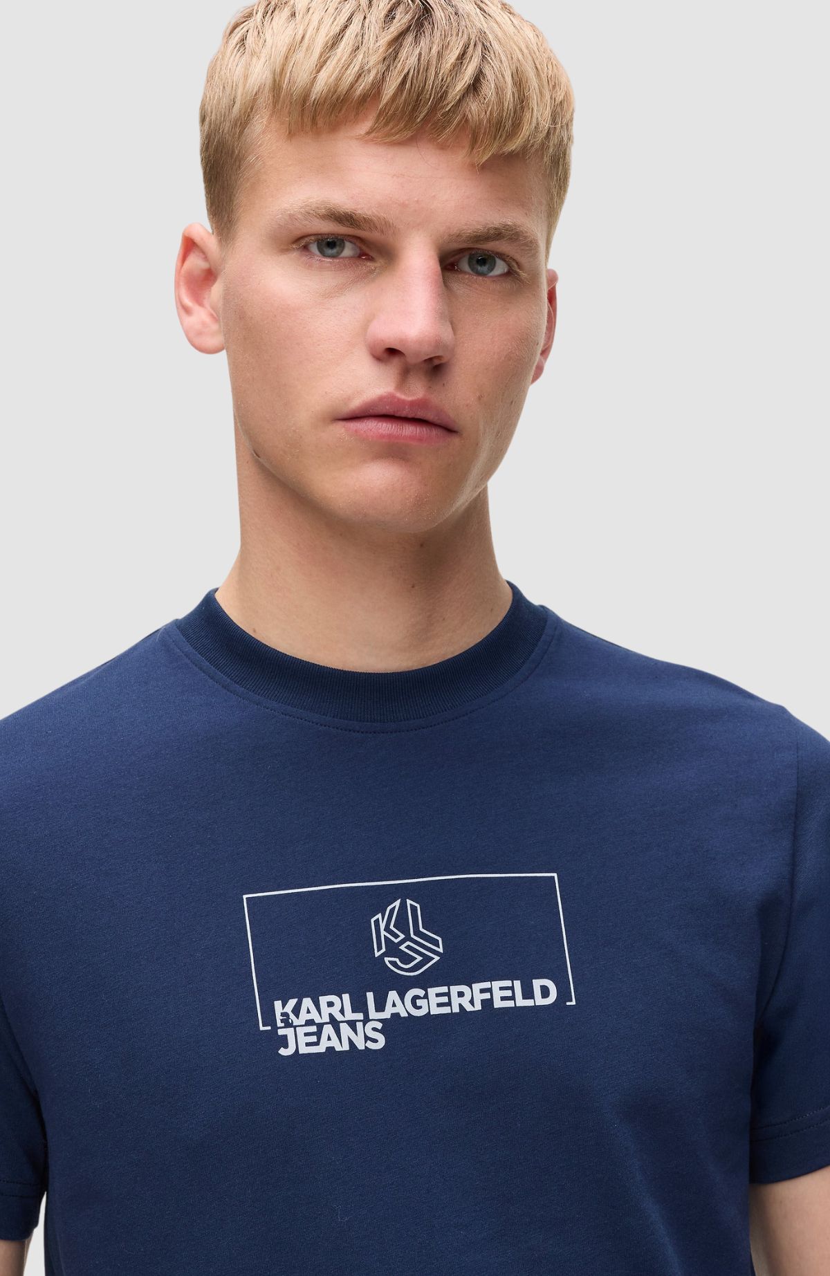 Klj Slim Outline Logo Tee