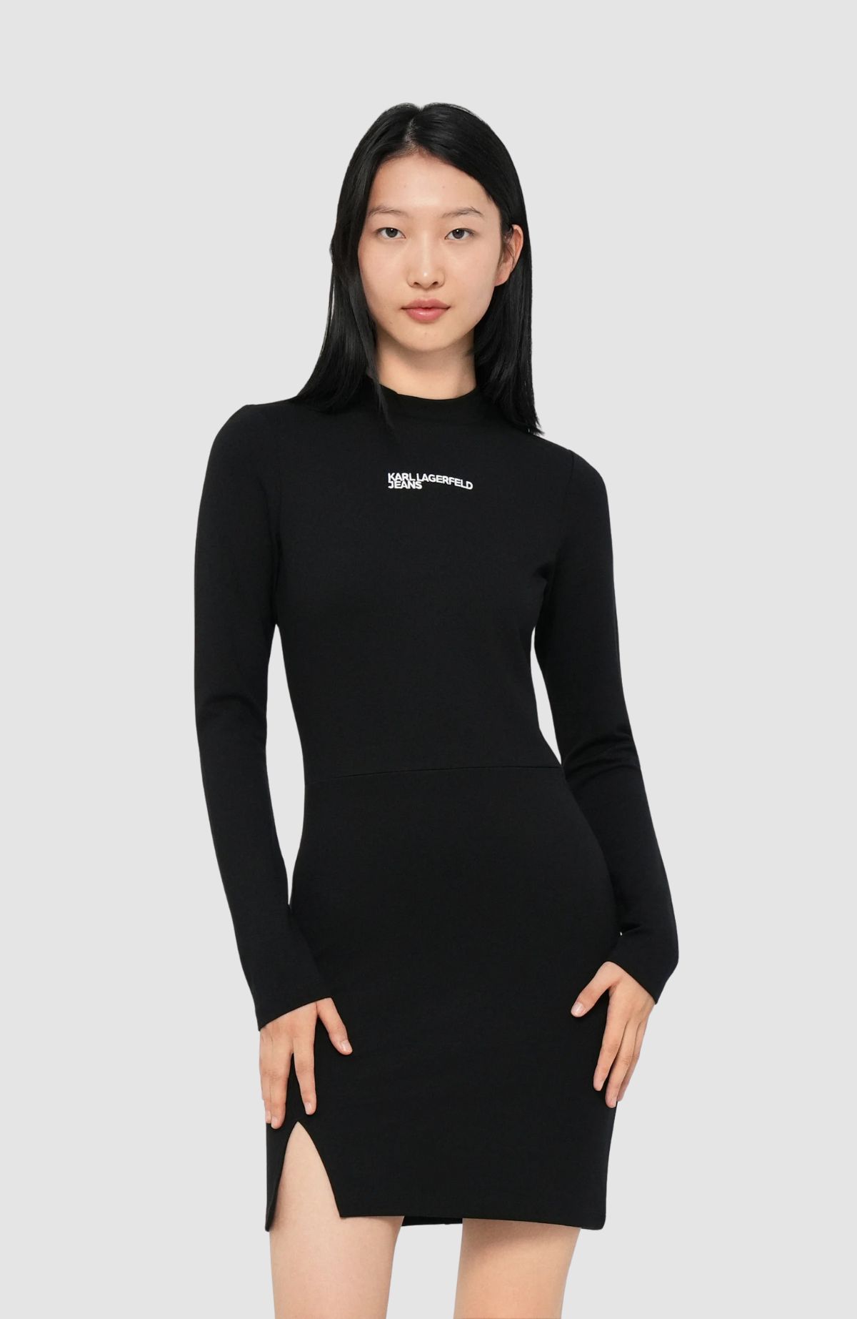 KLJ Milano Mock Neck Dress