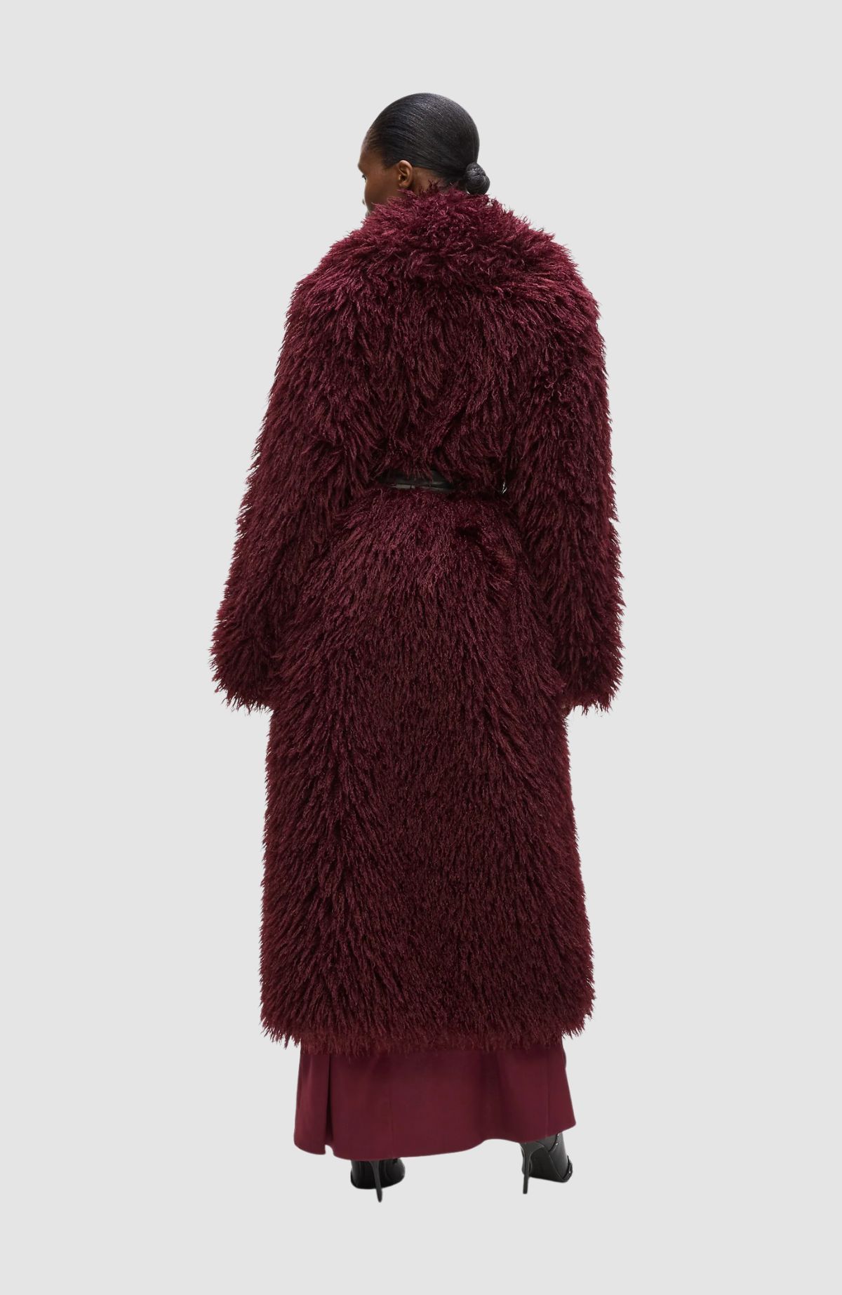 Faux Fur Fashion Long Coat