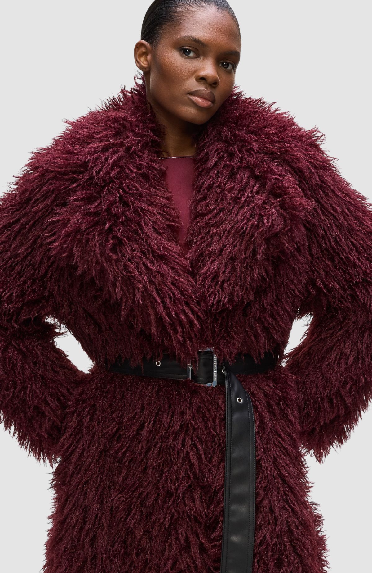 Faux Fur Fashion Long Coat
