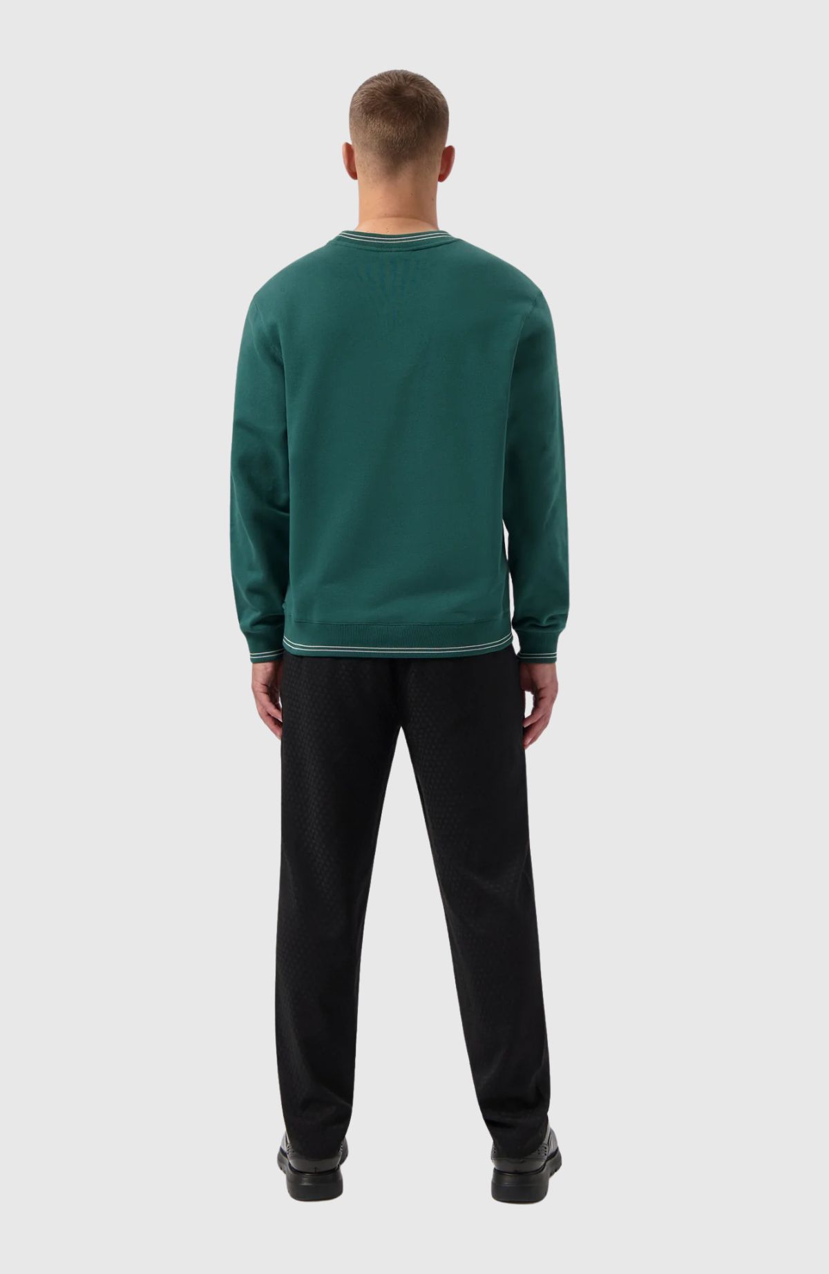 Tape Striped Crewneck