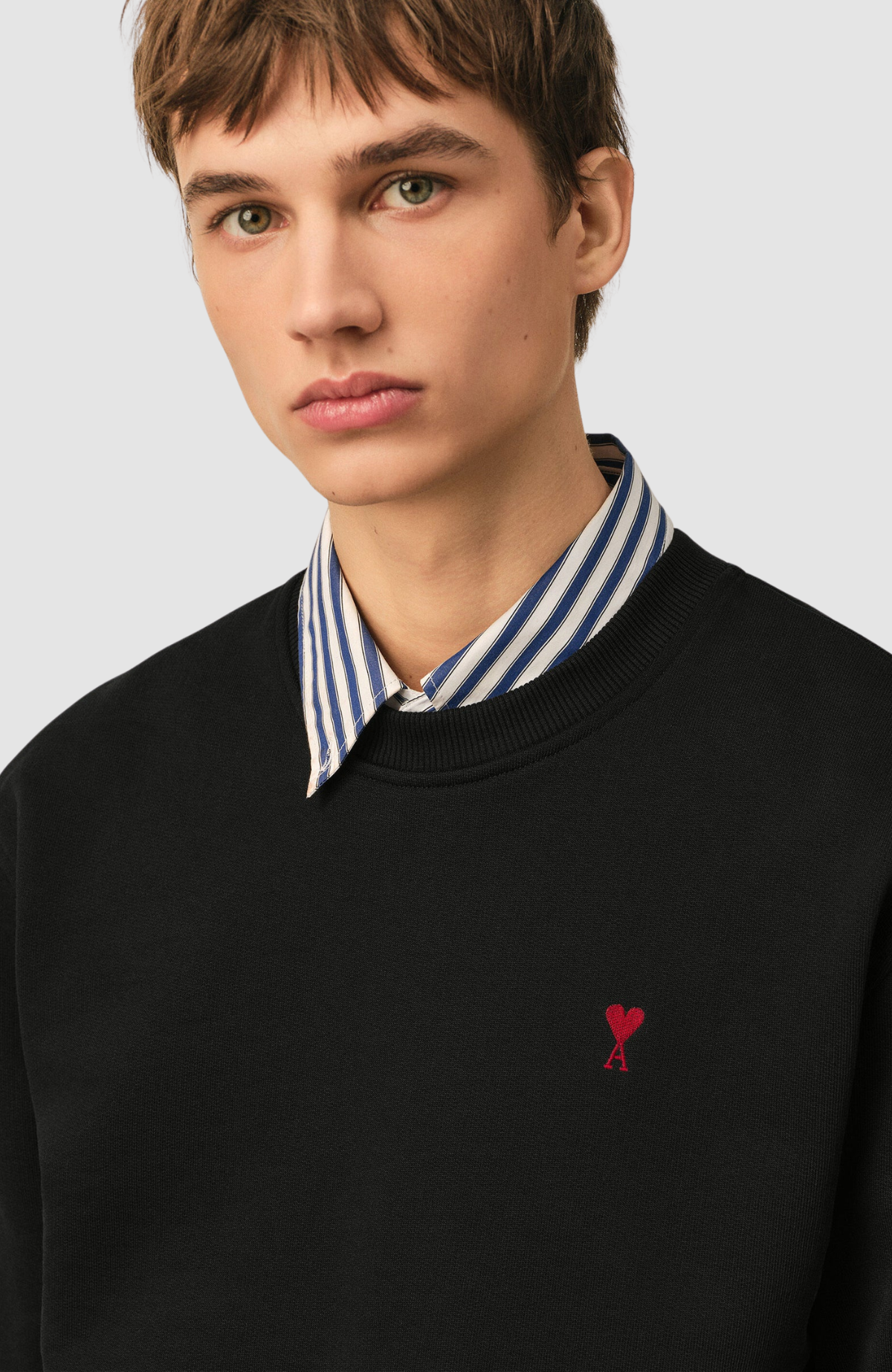 SWEATSHIRT WITH RED AMI DE COEUR
