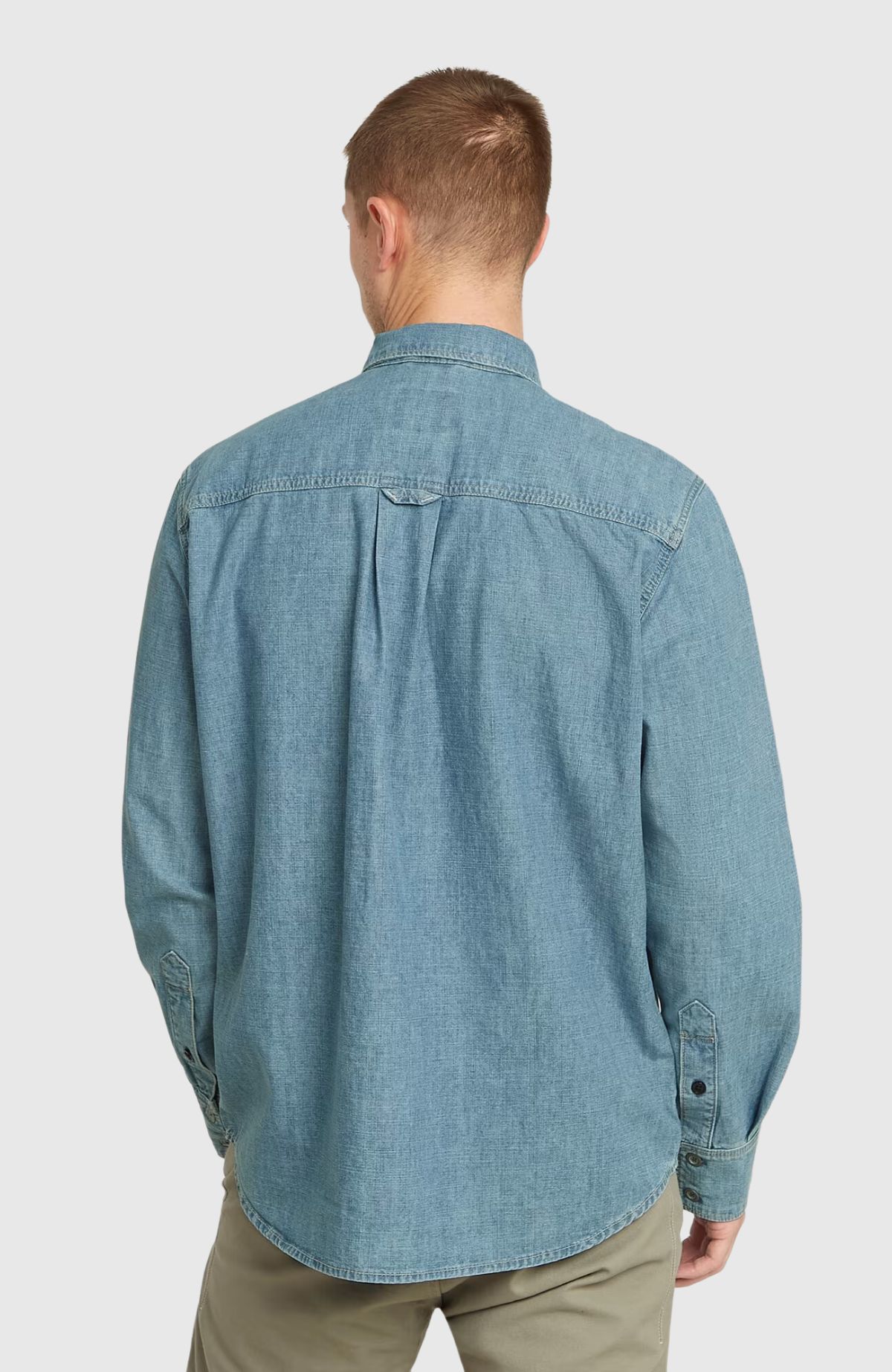 Regular denim shirt l\s