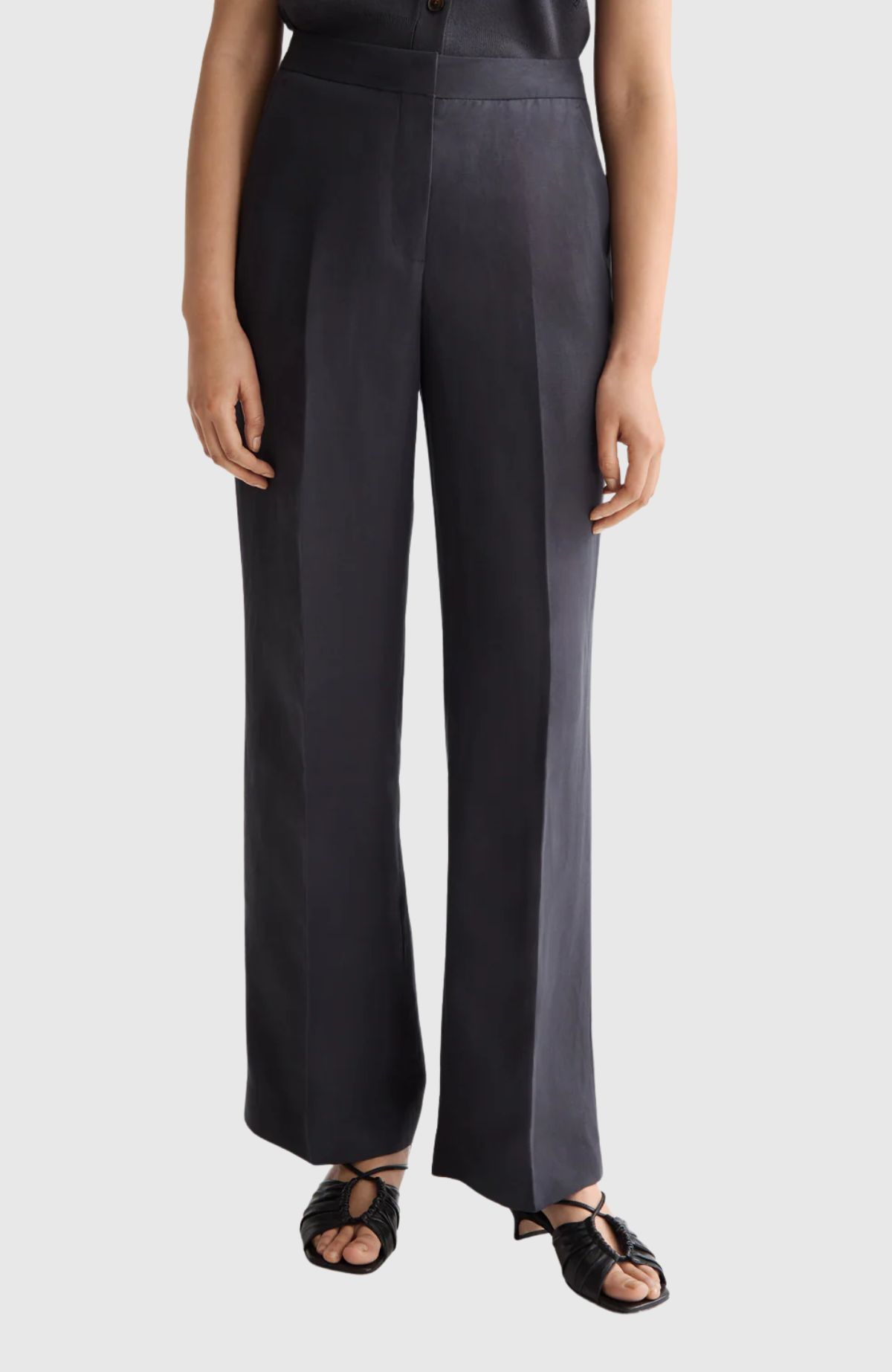 Edie - high rise wide leg drapey pant