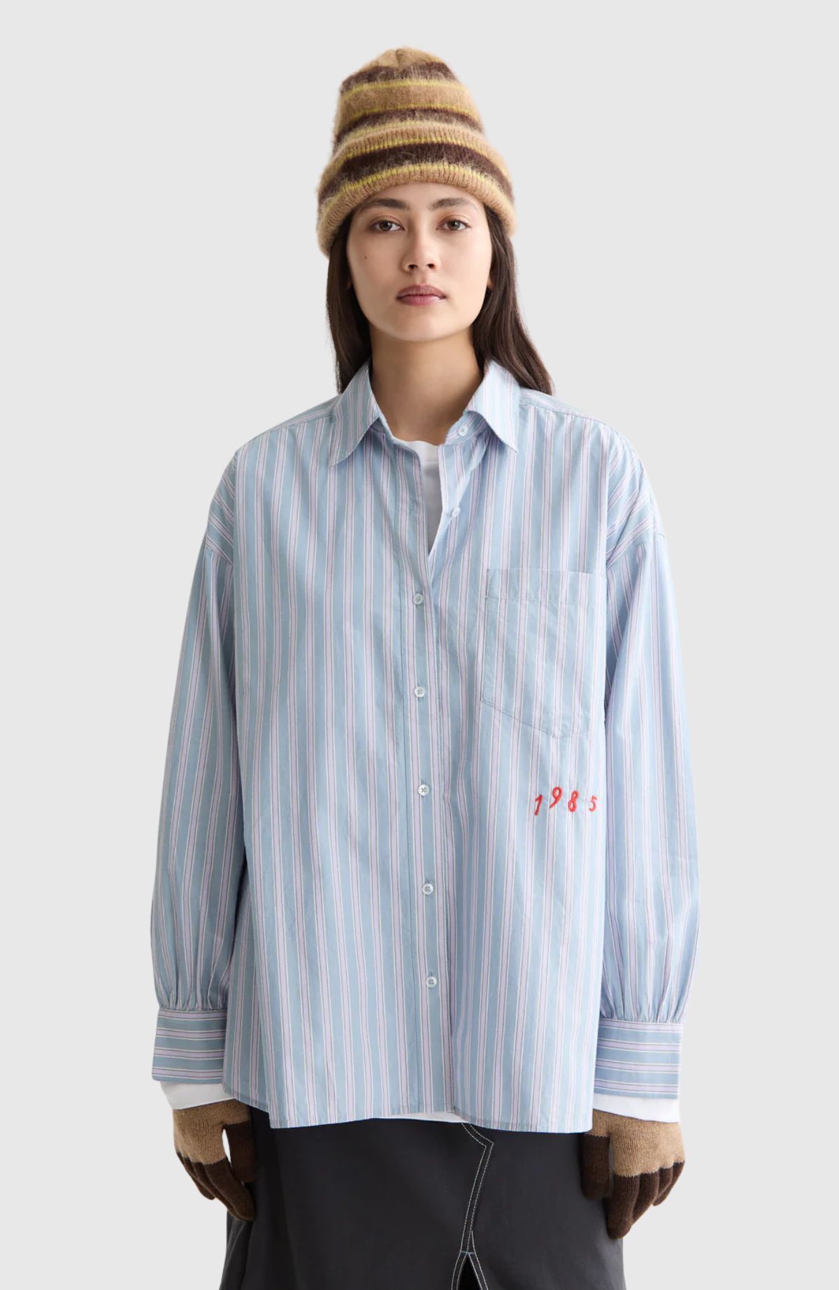 Embroidered girlfriend shirt