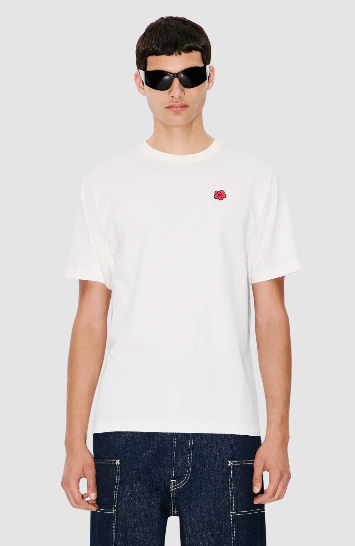 Boke Flower embroidered T-shirt