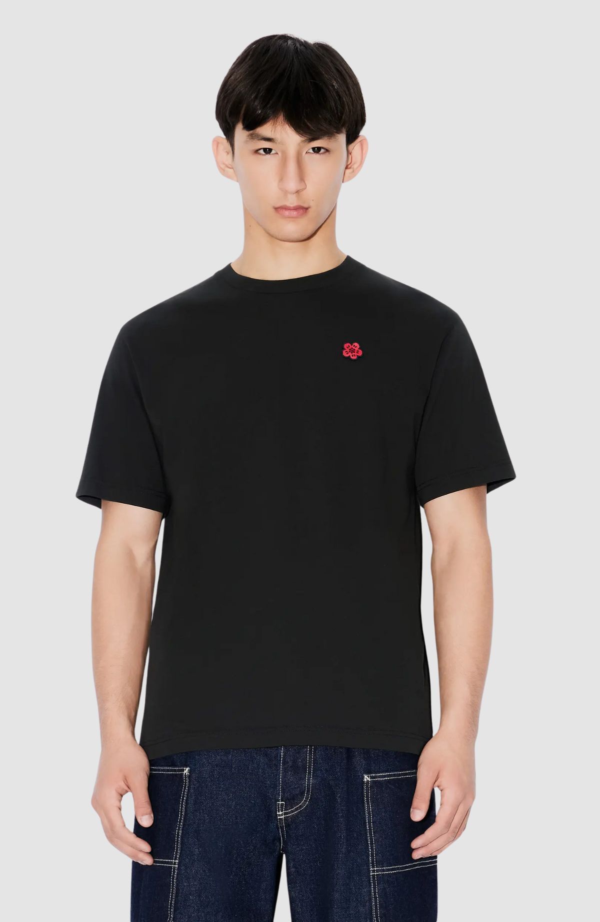 Boke Flower embroidered T-shirt